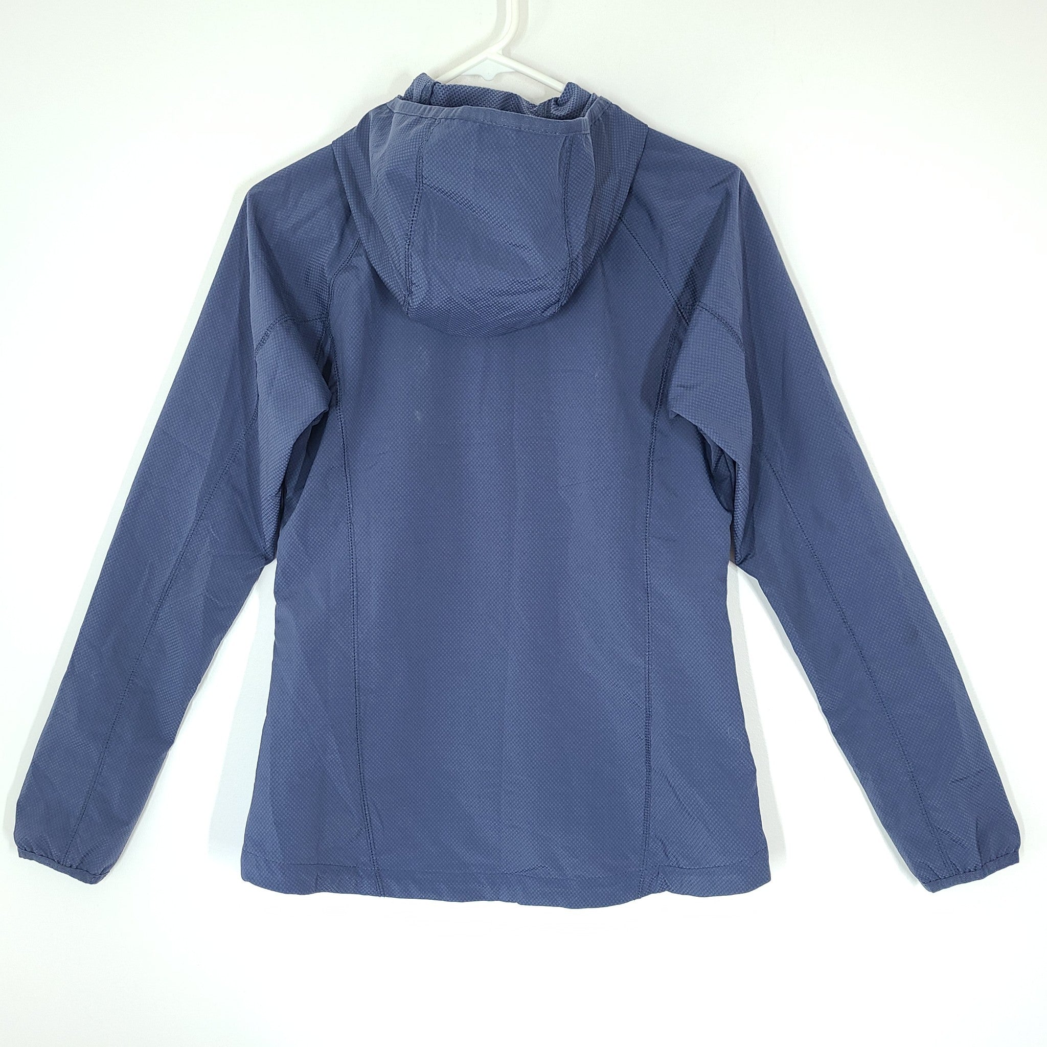 Columbia Women's Softshell Hooded Jacket Lightweight Zipped Pockets Blue Size S