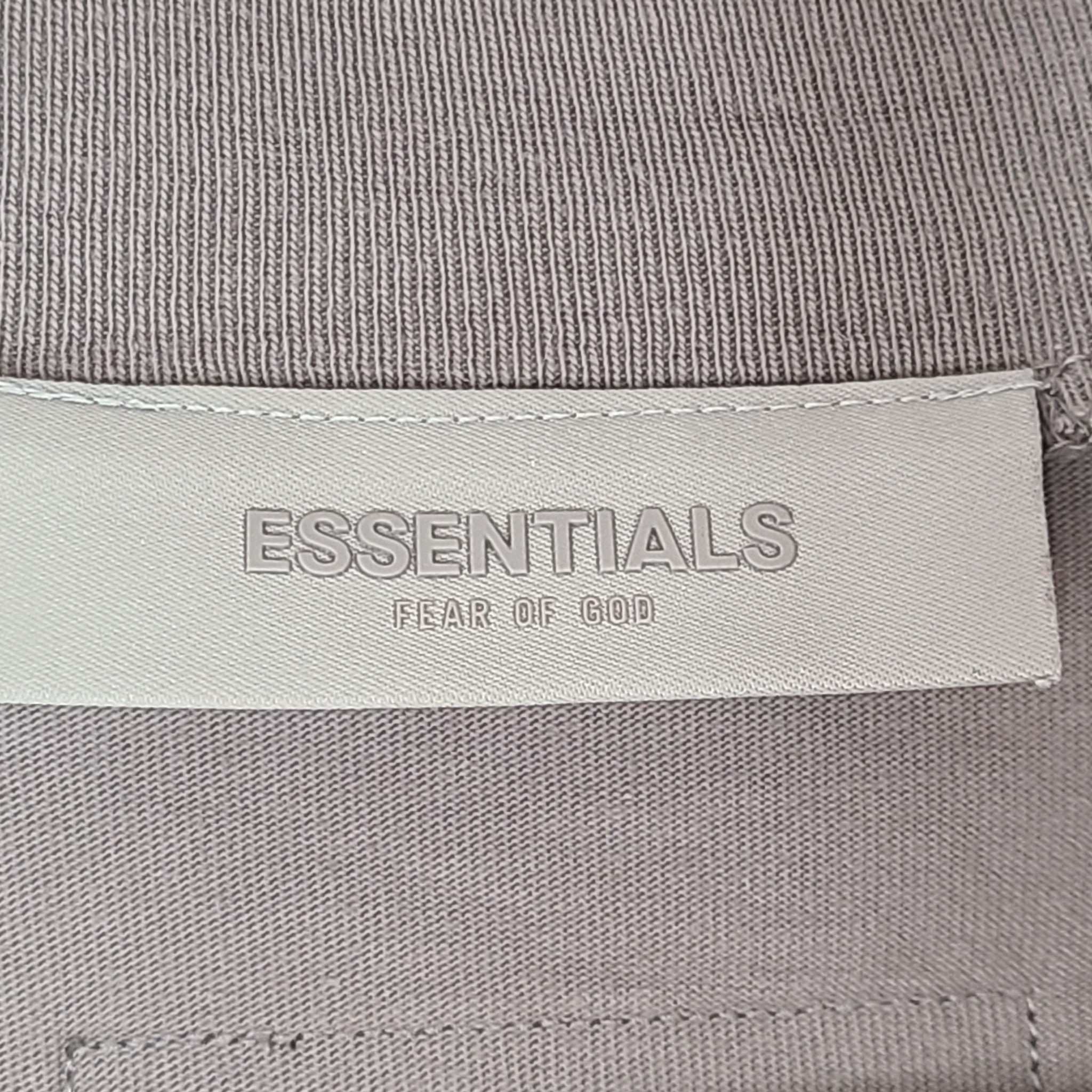 Fear of God FOG Essentials Men's Tee T-Shirt Cotton Dark Olive Green Size L