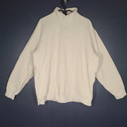 Lululemon Men's Steady State Half Zip Sweater Fleece Lined Mojave Tan Sz. XL
