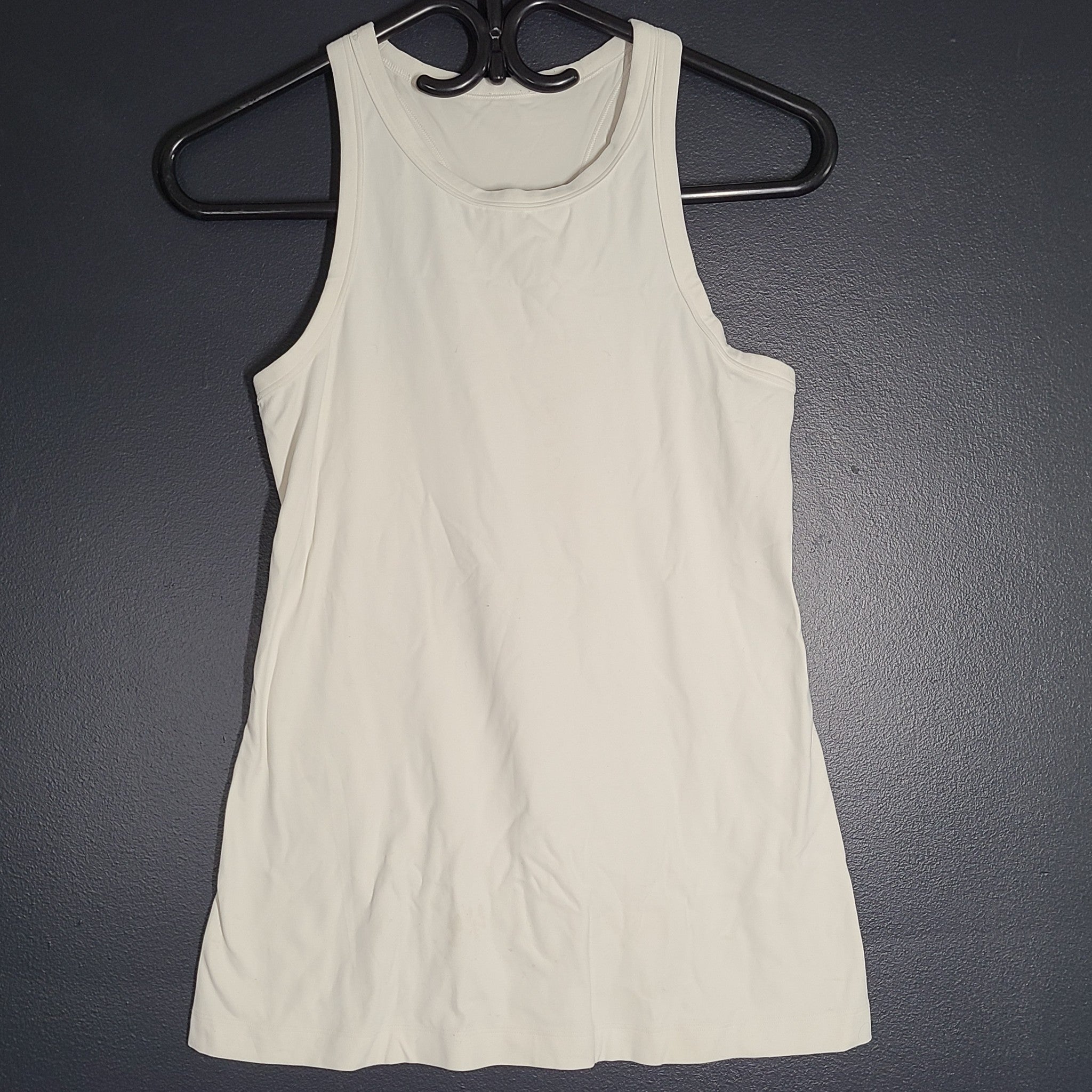 Lululemon Align Hip-Length Racerback Tank Top Sweat-Wicking Breathable White 0