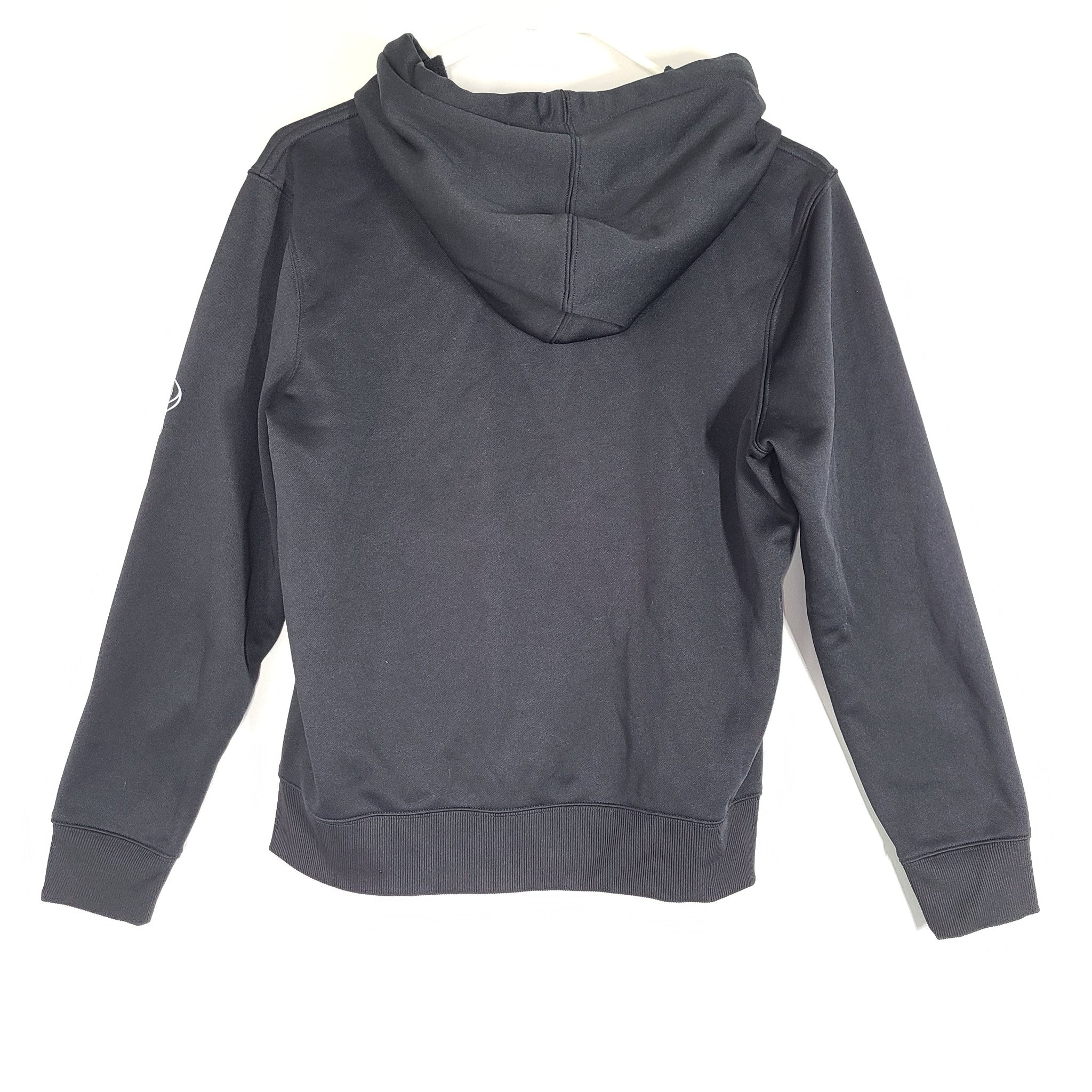 Oakley Women's Poly Hooded Full-Zip Sweatshirt Hoodie Black Sz M READ