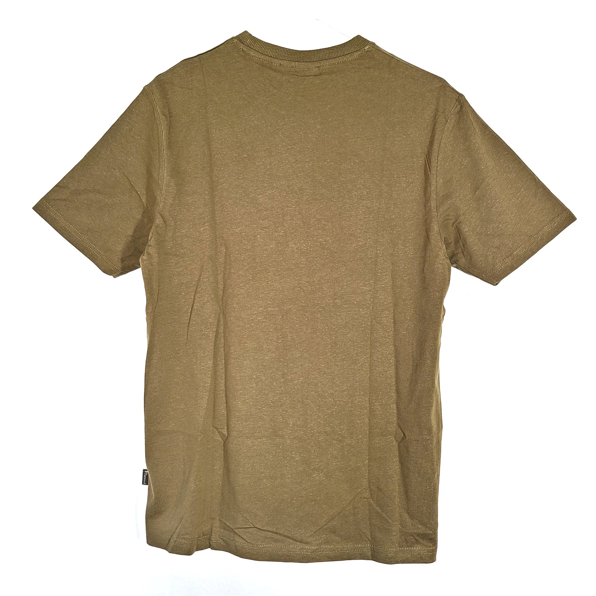 Pinewood Men's Red Deer Suede Brown T-Shirt 100% Cotton Sz. S