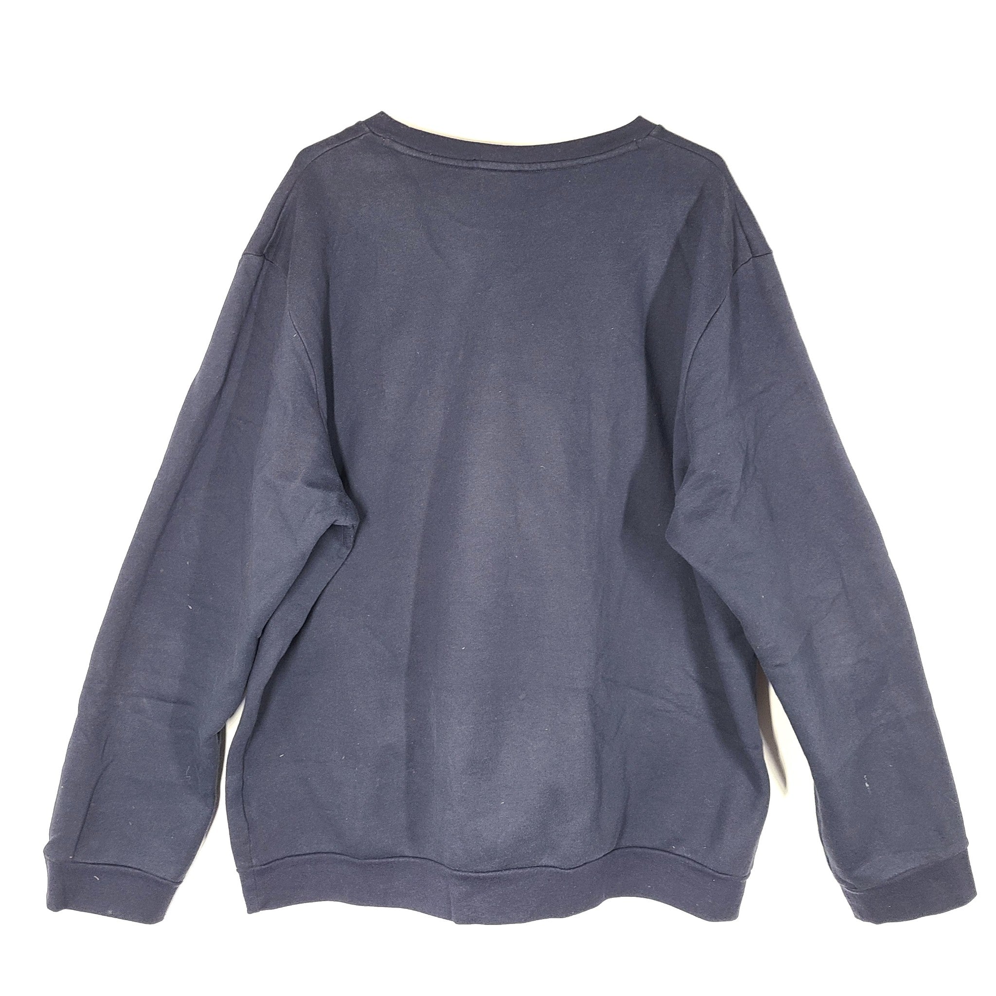 Timberland Men's Crewneck Sweater Navy Blue and Orange TB0A5R1E Sz 2XL