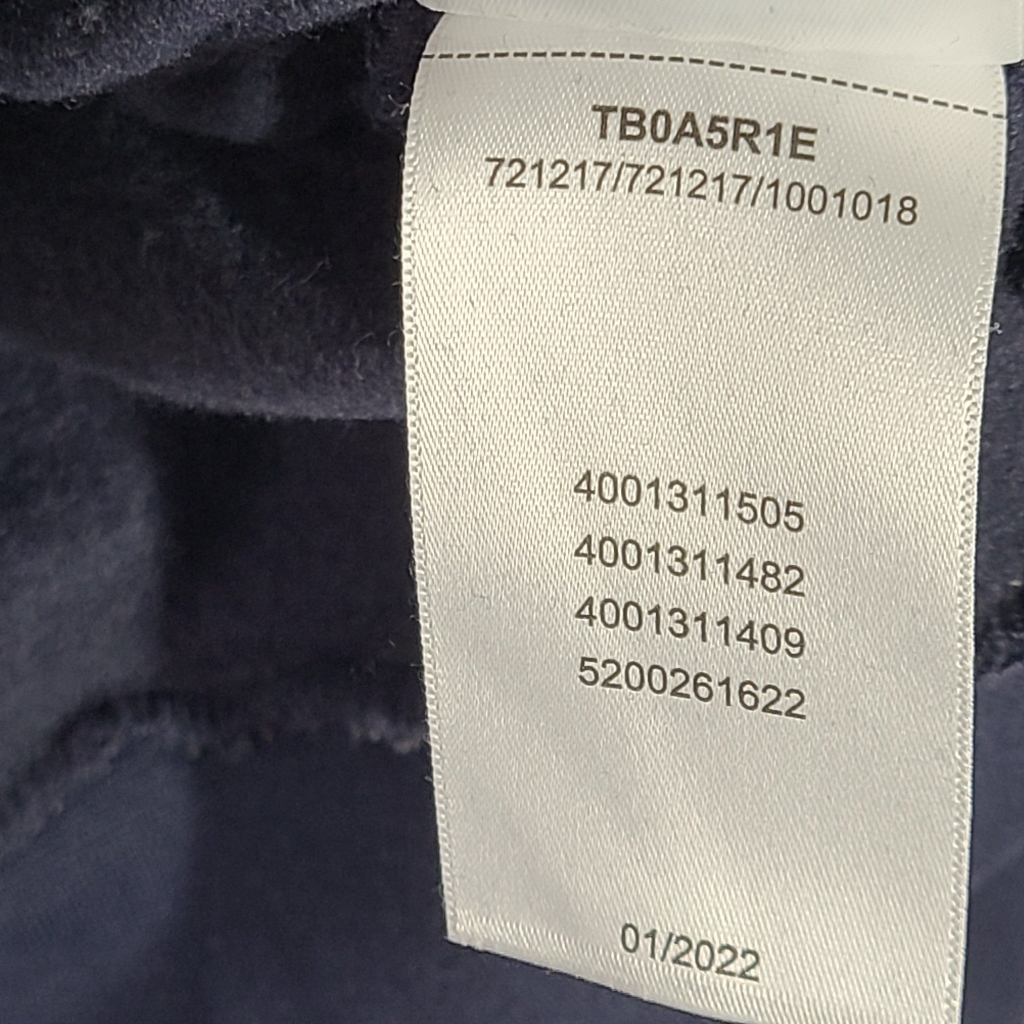 Timberland Men's Crewneck Sweater Navy Blue and Orange TB0A5R1E Sz 2XL