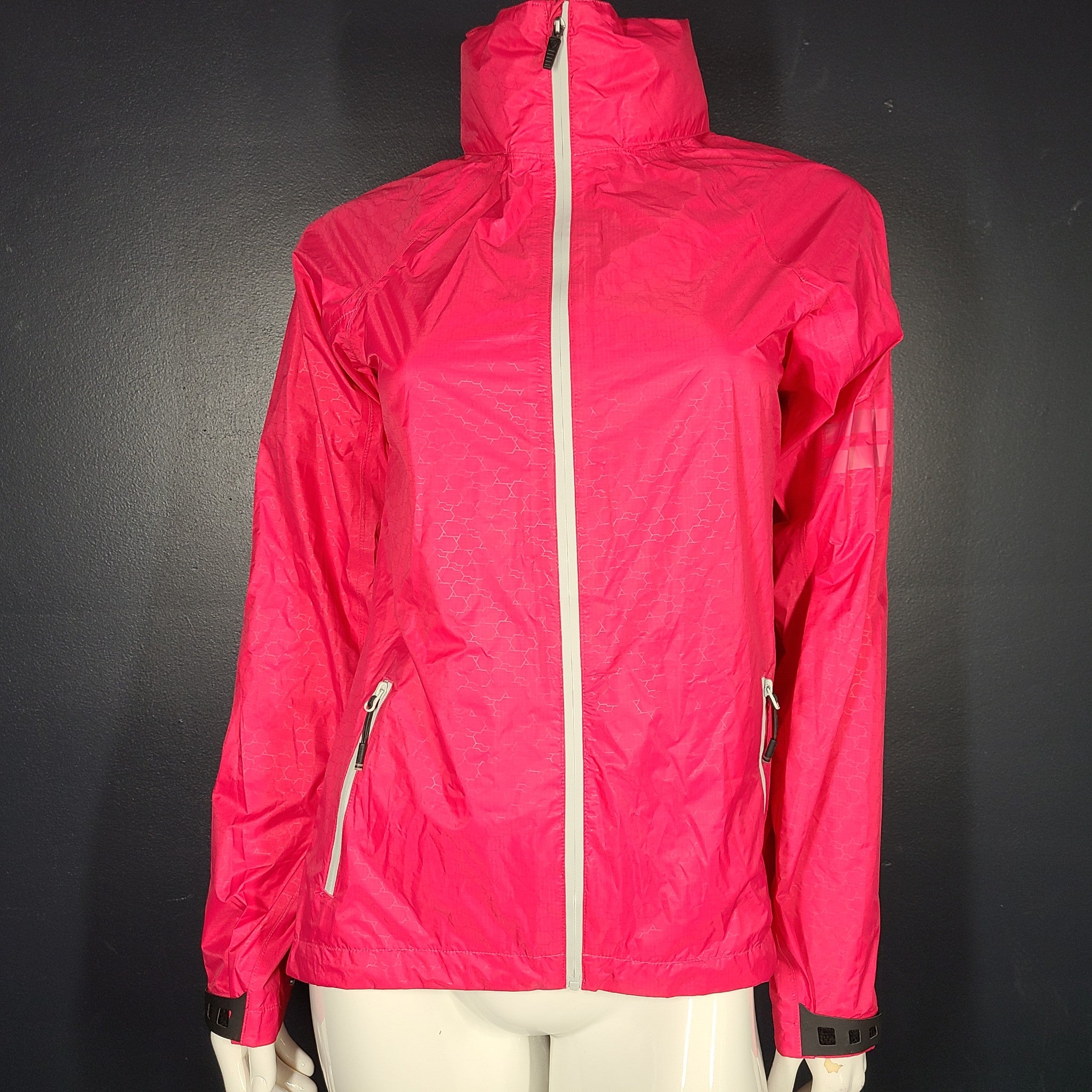 Rossignol Women's Hiking Jacket Waterproof Windbreaker Pink Sz S