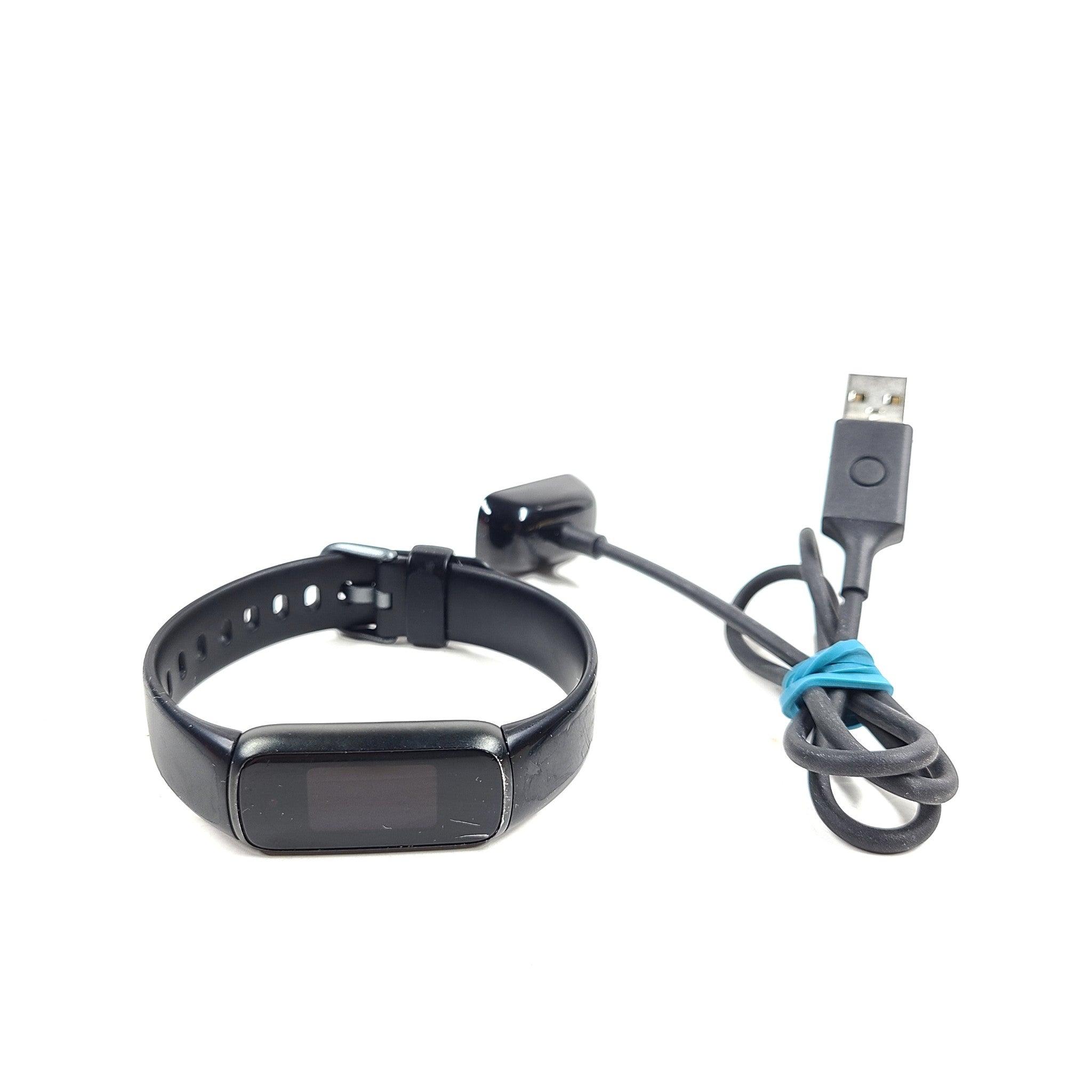 Fitbit Luxe Fitness Activity Tracker Wristband Watch Black FB422 Sz. S