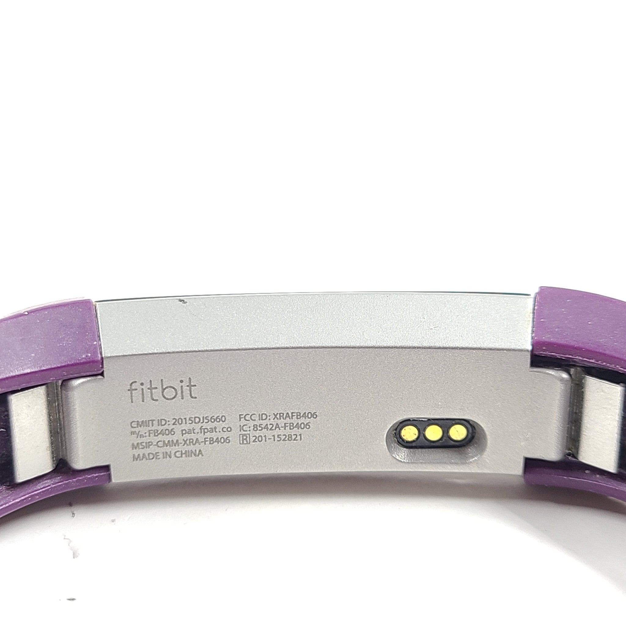 Fitbit Alta FB406 Fitness Tracker Pedometer Steps Monitor Plum - Size Small