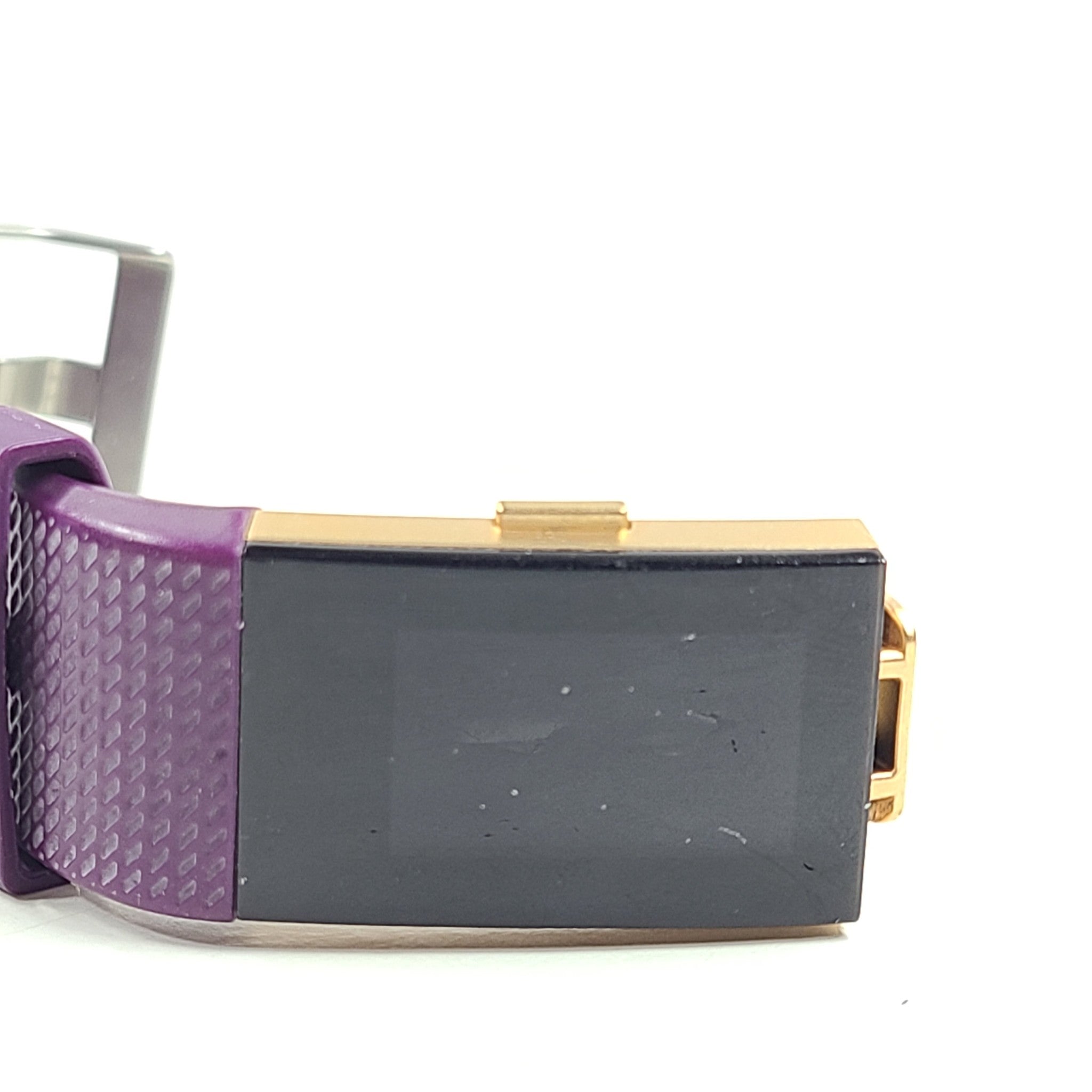 Fitbit FB407 Charge 2 Fitness Tracker Steps Pedometer Plum/Gold Size Small READ