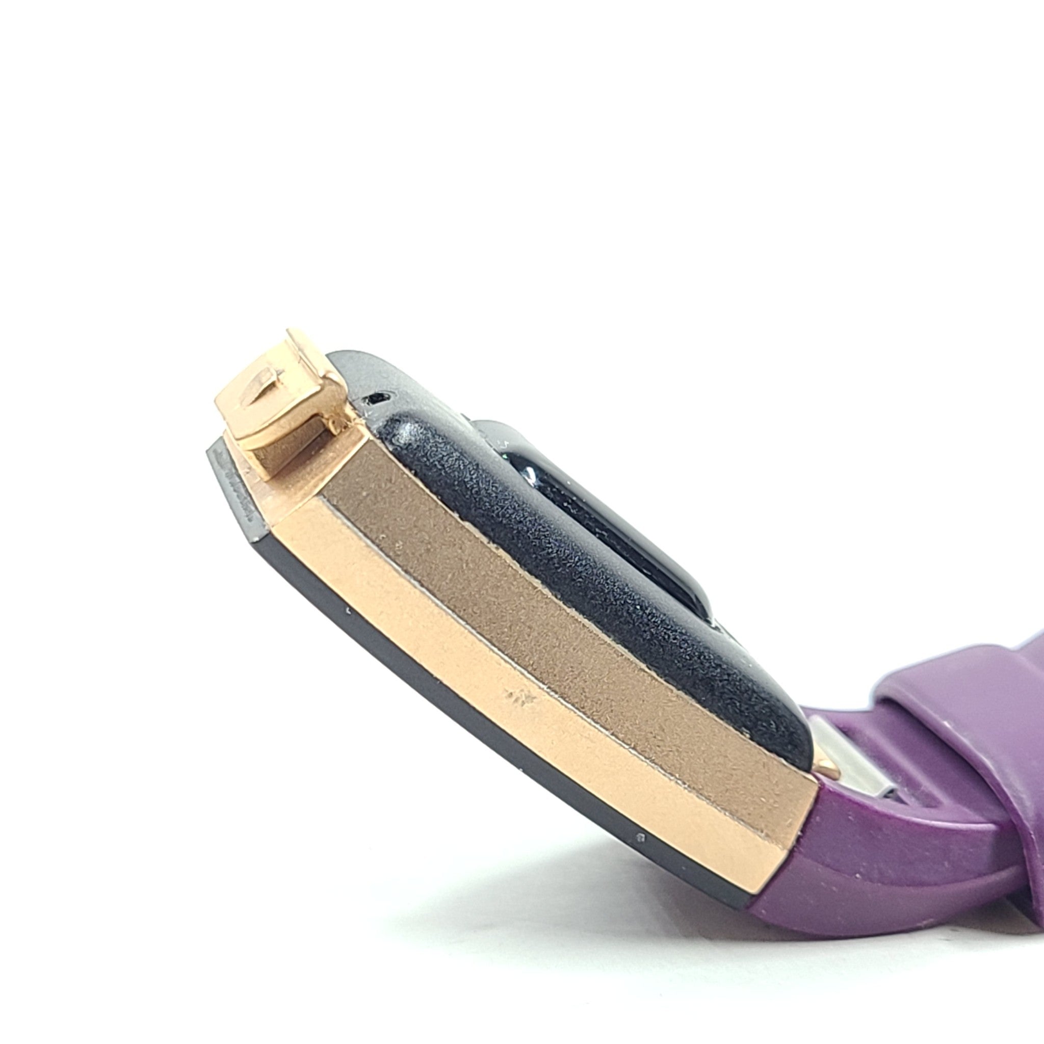 Fitbit FB407 Charge 2 Fitness Tracker Steps Pedometer Plum/Gold Size Small READ