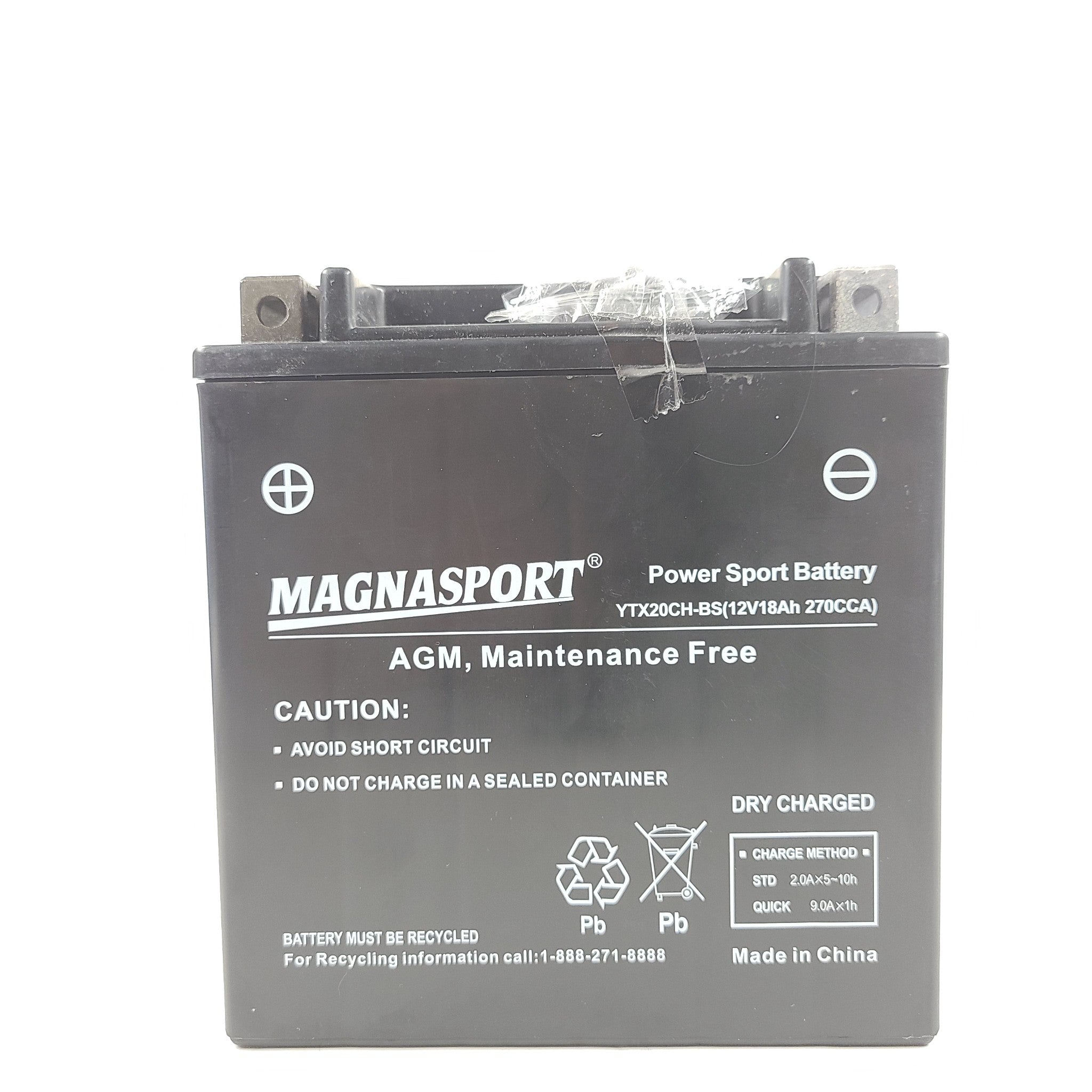 Magnasport YTX20CH-BS 12V Advanced Performance AGM Battery | 270 CCA