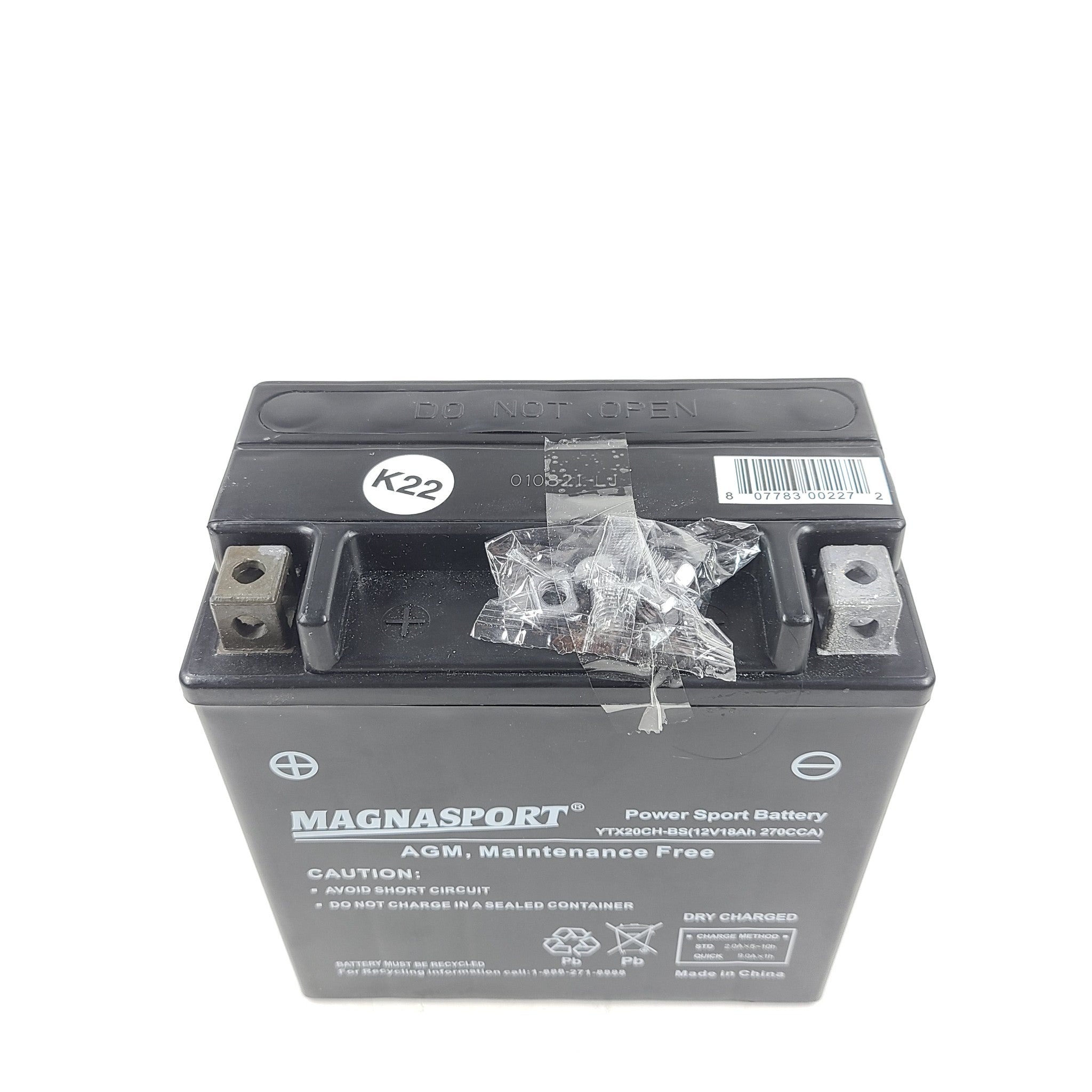 Magnasport YTX20CH-BS 12V Advanced Performance AGM Battery | 270 CCA