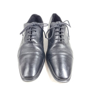Geox Respira Men's Dress Shoes U0299C Leather Oxford Shoes Black Sz 6