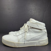 Puma Women's Carina 2.0 Mid Sneakers Casual Shoes 385851-02 White Sz 9