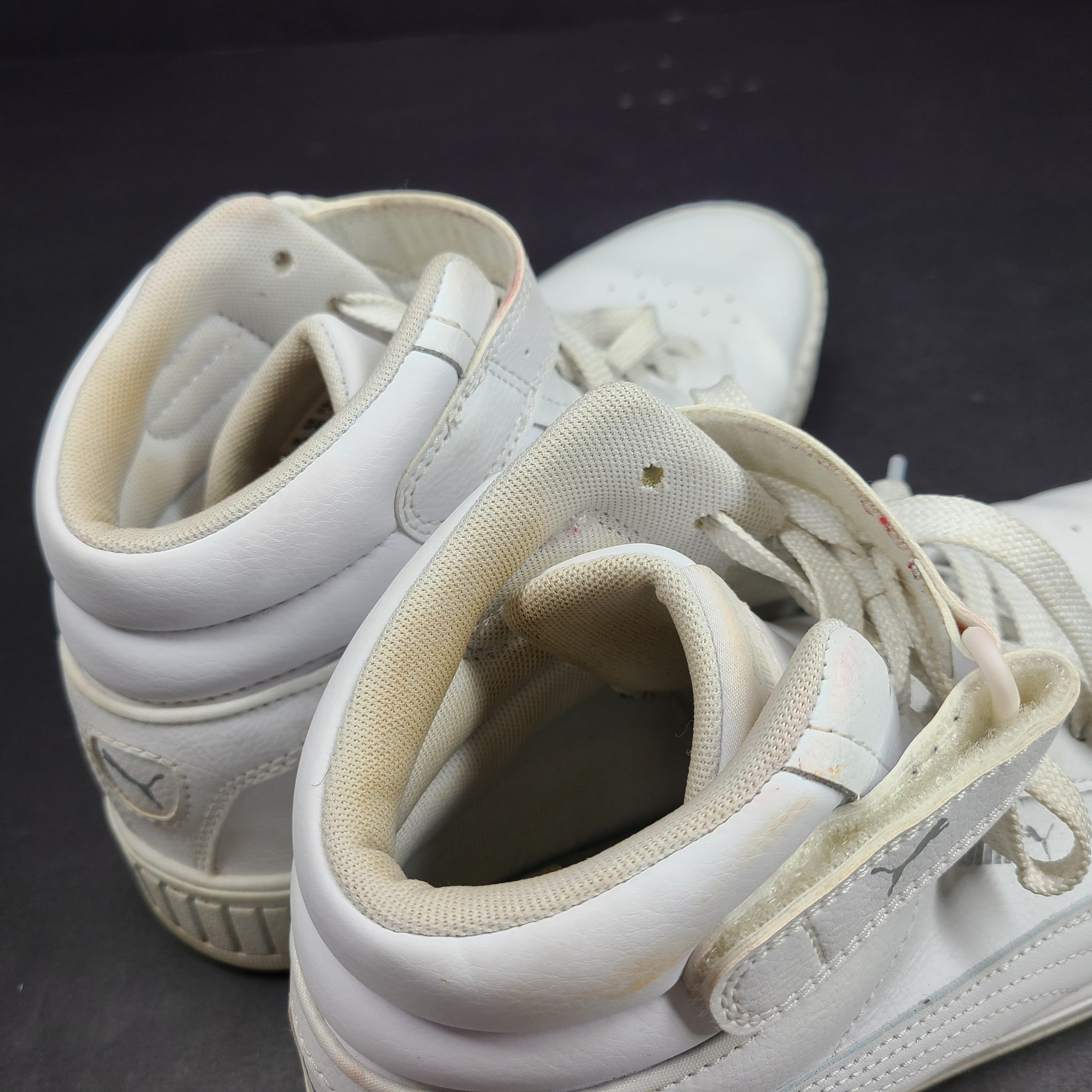 Puma Women's Carina 2.0 Mid Sneakers Casual Shoes 385851-02 White Sz 9