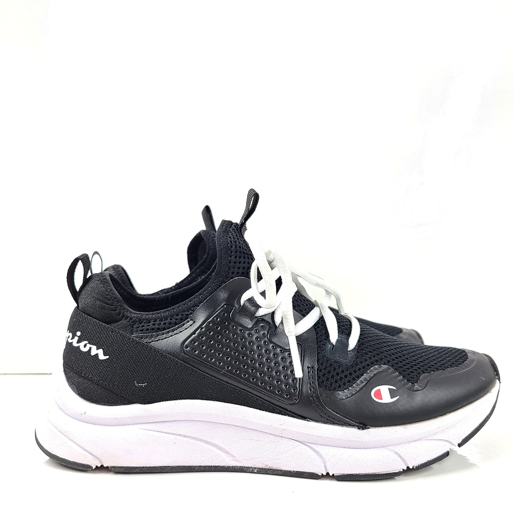 Champion Women's Flare Running Shoes Sneakers Flex Lightweight Black Sz 8W