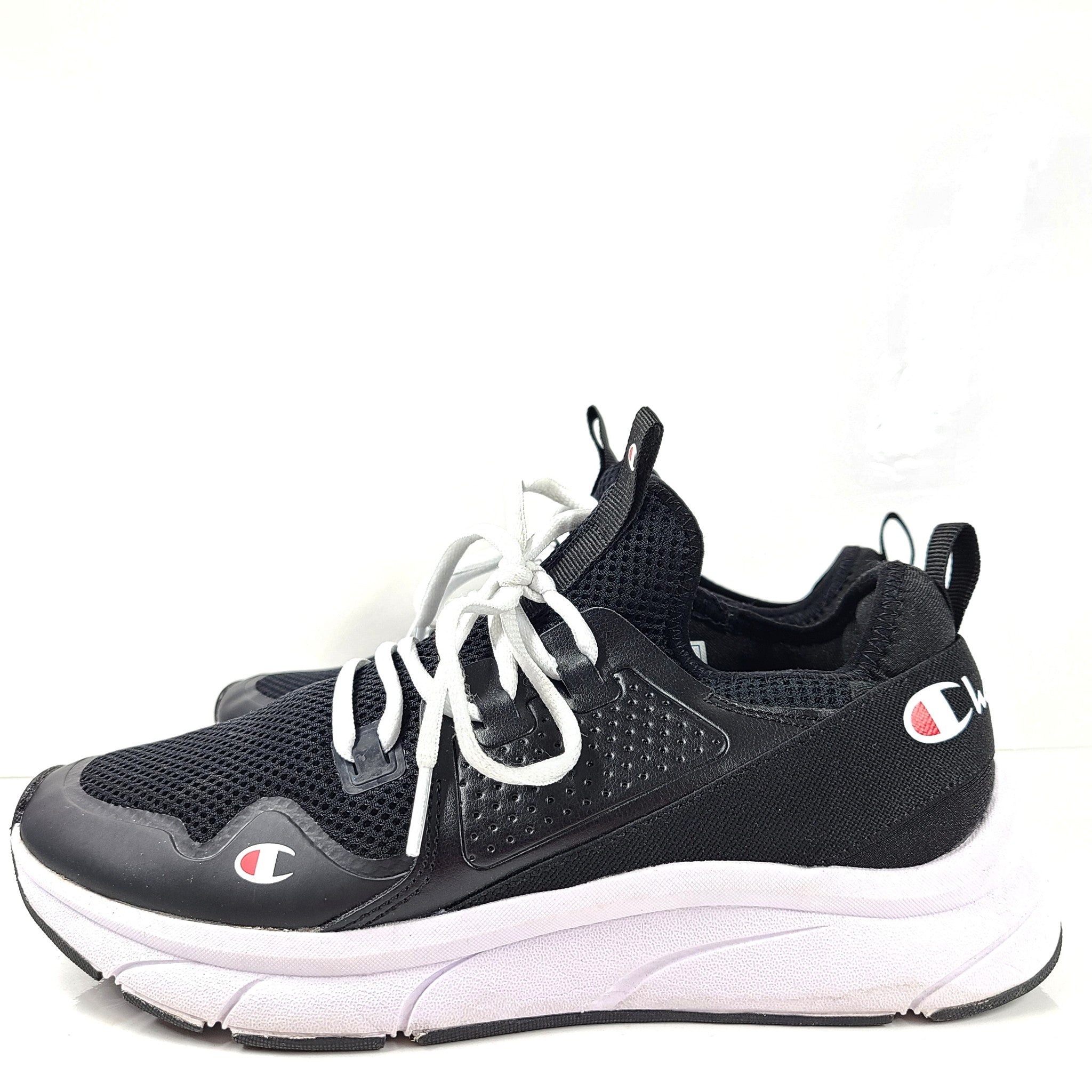 Champion Women's Flare Running Shoes Sneakers Flex Lightweight Black Sz 8W