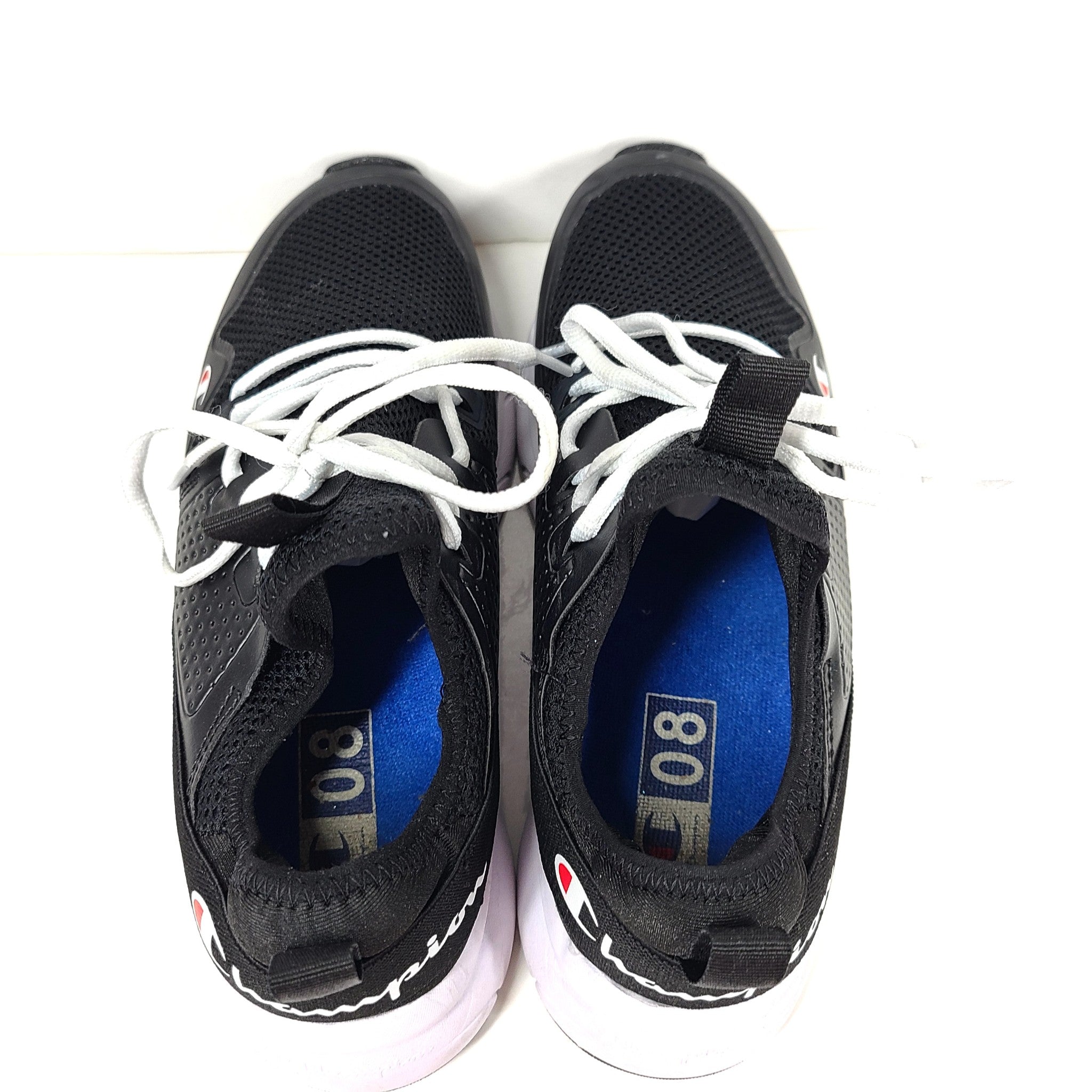 Champion Women's Flare Running Shoes Sneakers Flex Lightweight Black Sz 8W