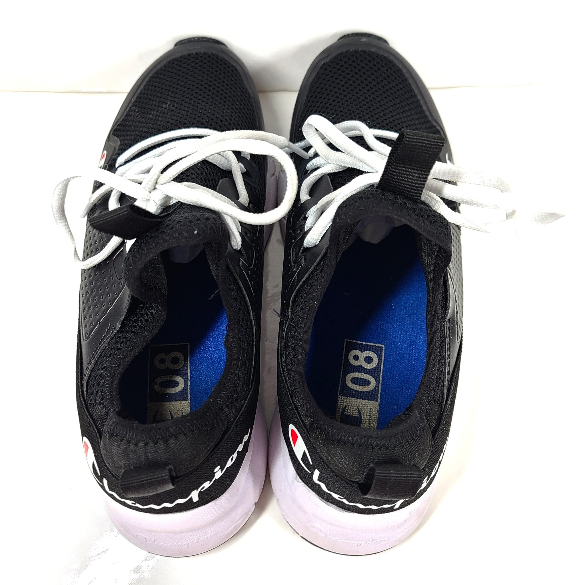 Champion Women's Flare Running Shoes Sneakers Flex Lightweight Black Sz 8W