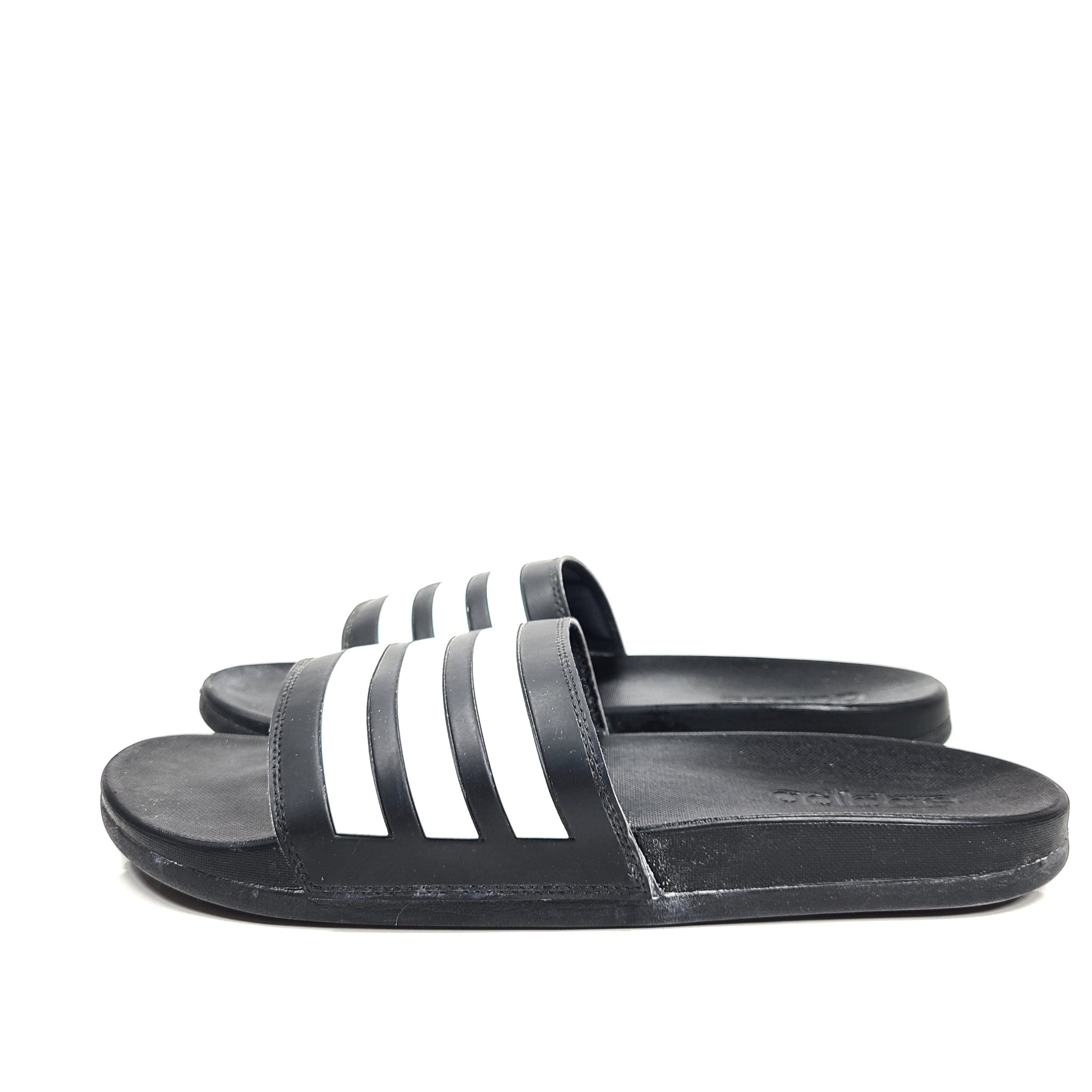 Adidas Men's Adilette Comfort Slides GZ5891 Pool Sandals Black Sz 12