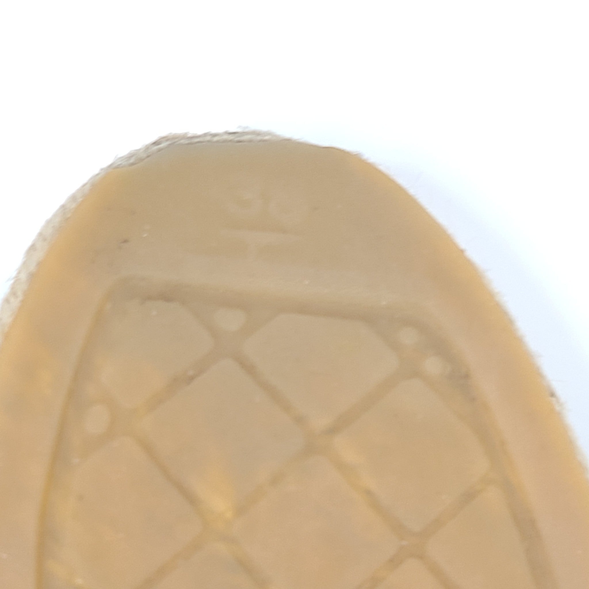 Chanel Espadrilles Lambskin Leather CC Cap Toe Shoes G29762 Black 38 NO INSOLES