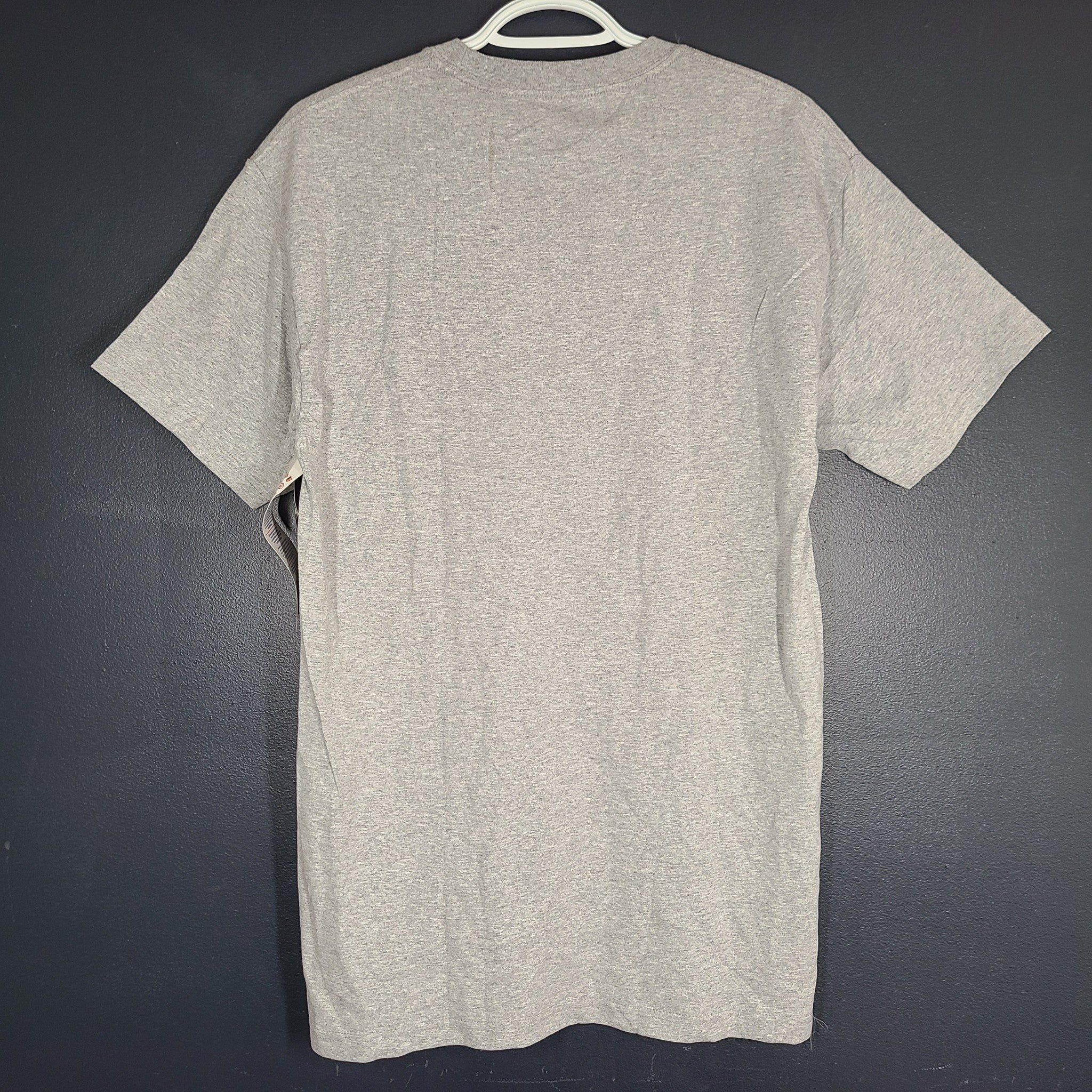 MLB Toronto Blue Jays Logo Baseball Fan Shirt Crew Neck Cotton Tee Gray Sz M NEW