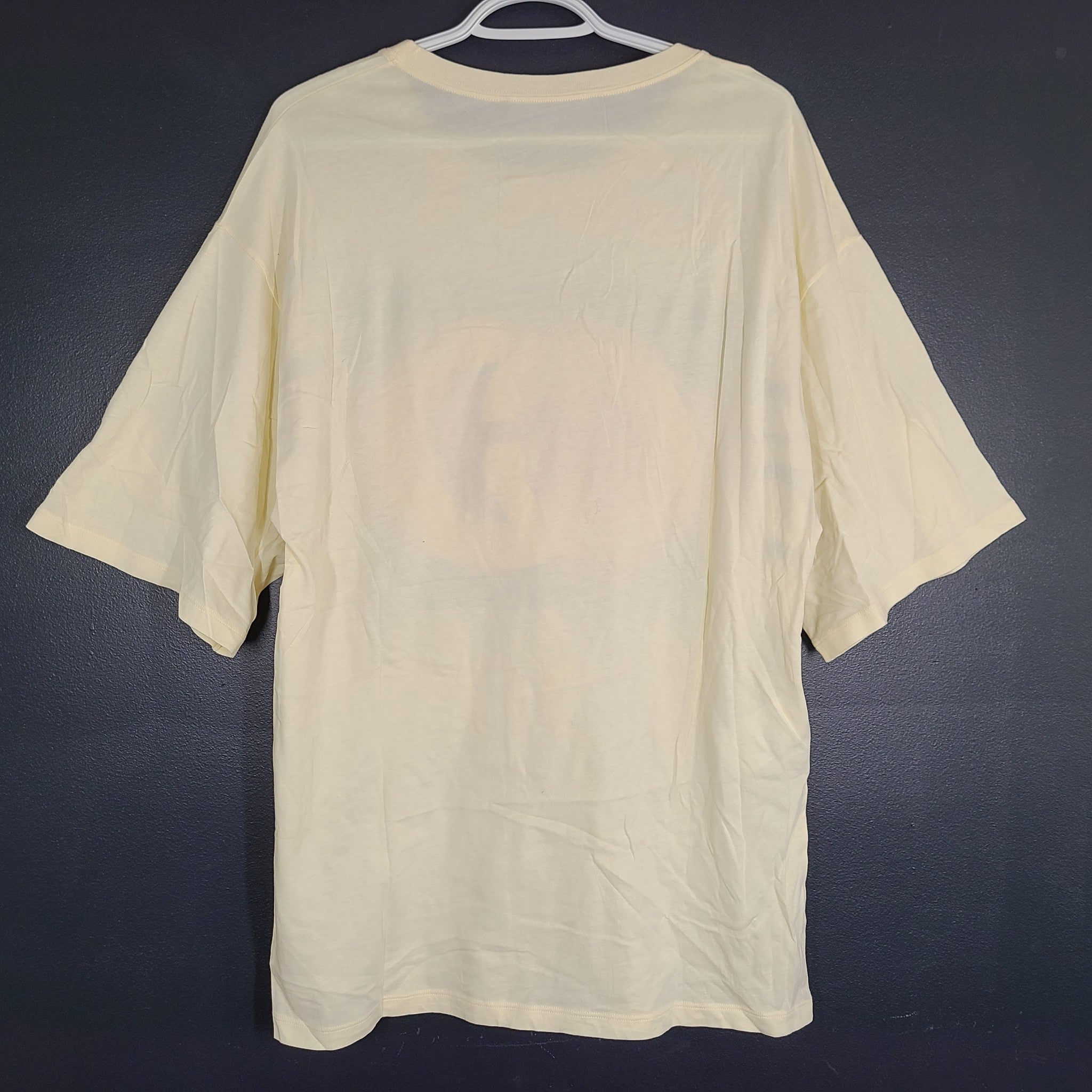 Gucci Retro Logo Oversized T-Shirt 539080 Cotton Off White/Multicolor 2XS NEW