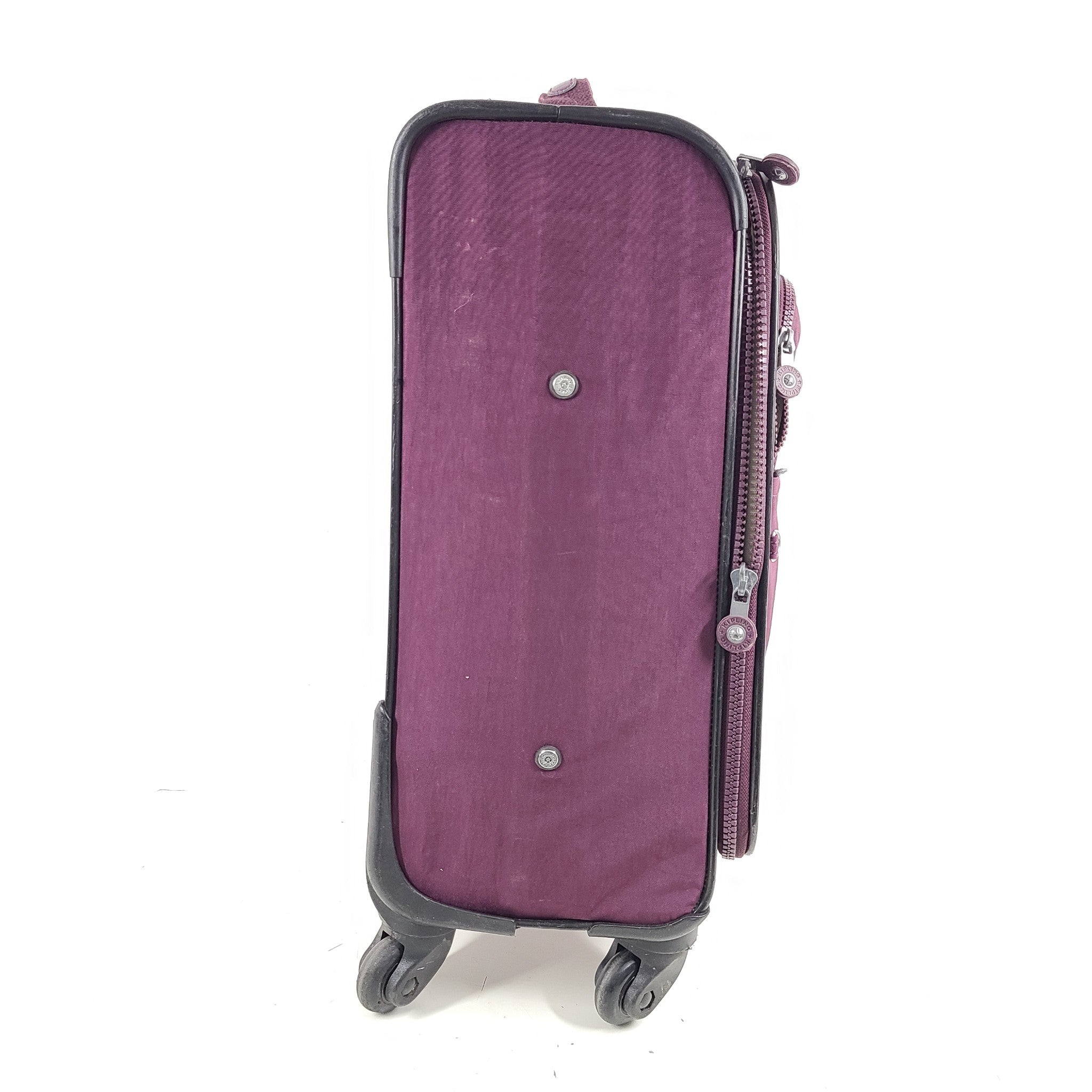 Kipling 22" Parker Small Rolling Luggage Carry On Cabin Spinner Purple