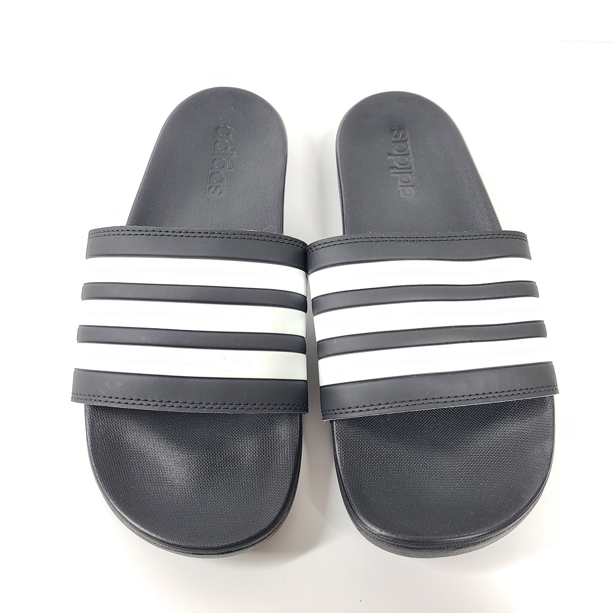 Adidas Men's Adilette Comfort Slides GZ5891 Pool Sandals Black Sz 8 NEW
