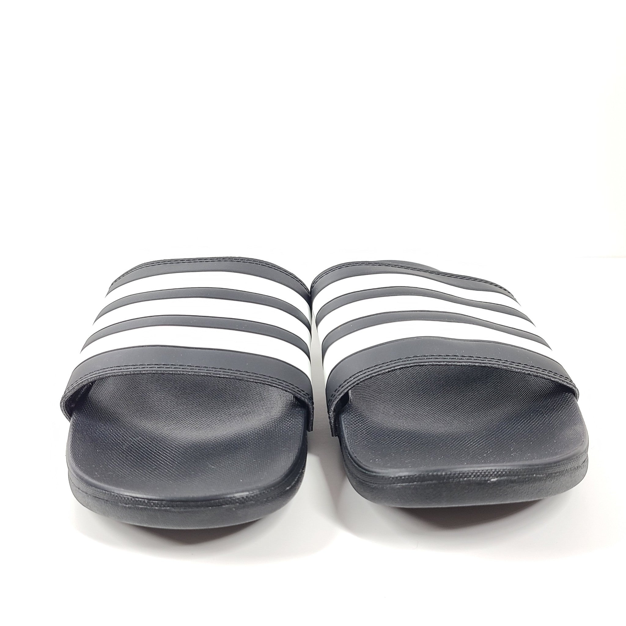 Adidas Men's Adilette Comfort Slides GZ5891 Pool Sandals Black Sz 8 NEW