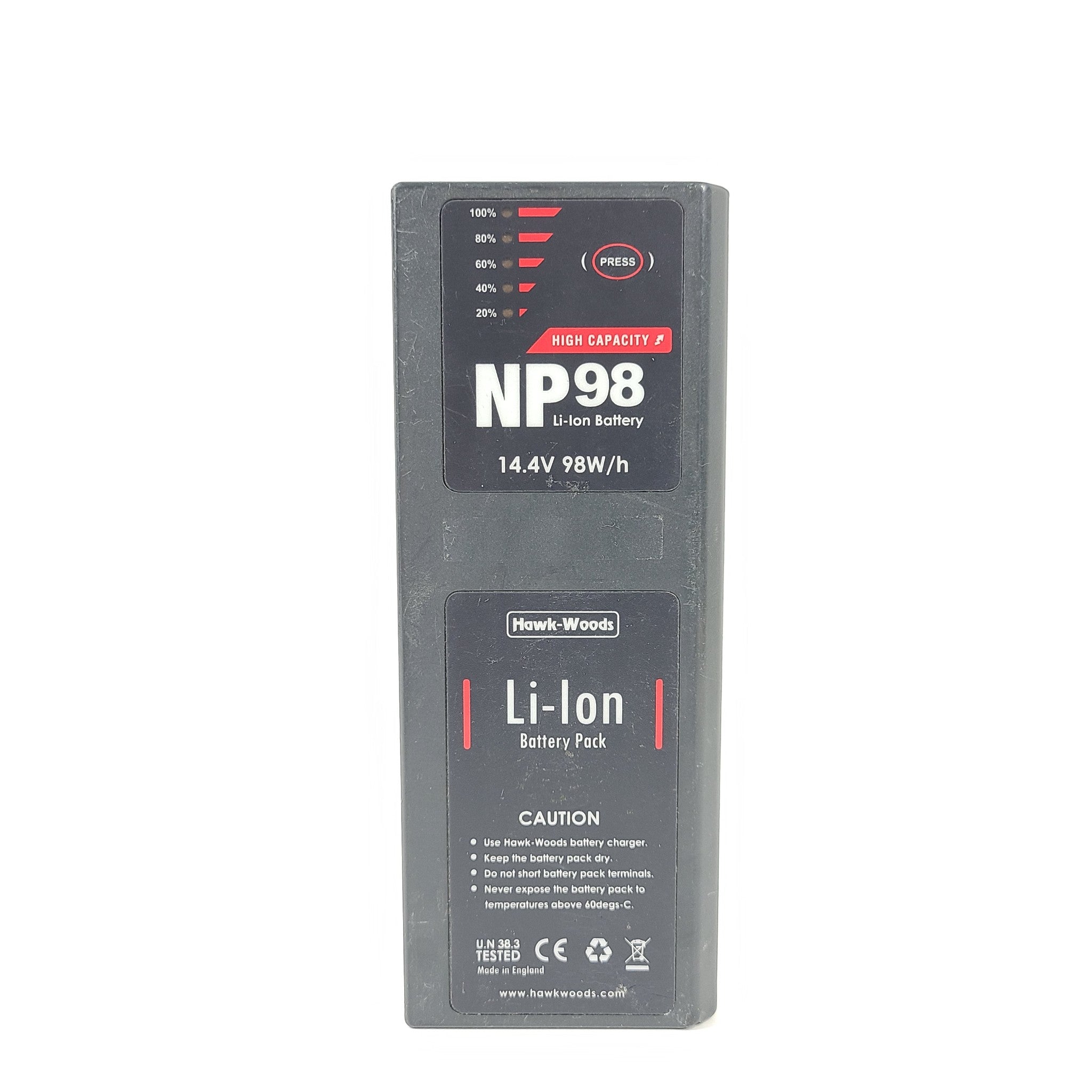 Hawk-Woods NP98 High Capacity 98Wh 6.7Ah Lithium-Ion NP1 Battery 14.4V