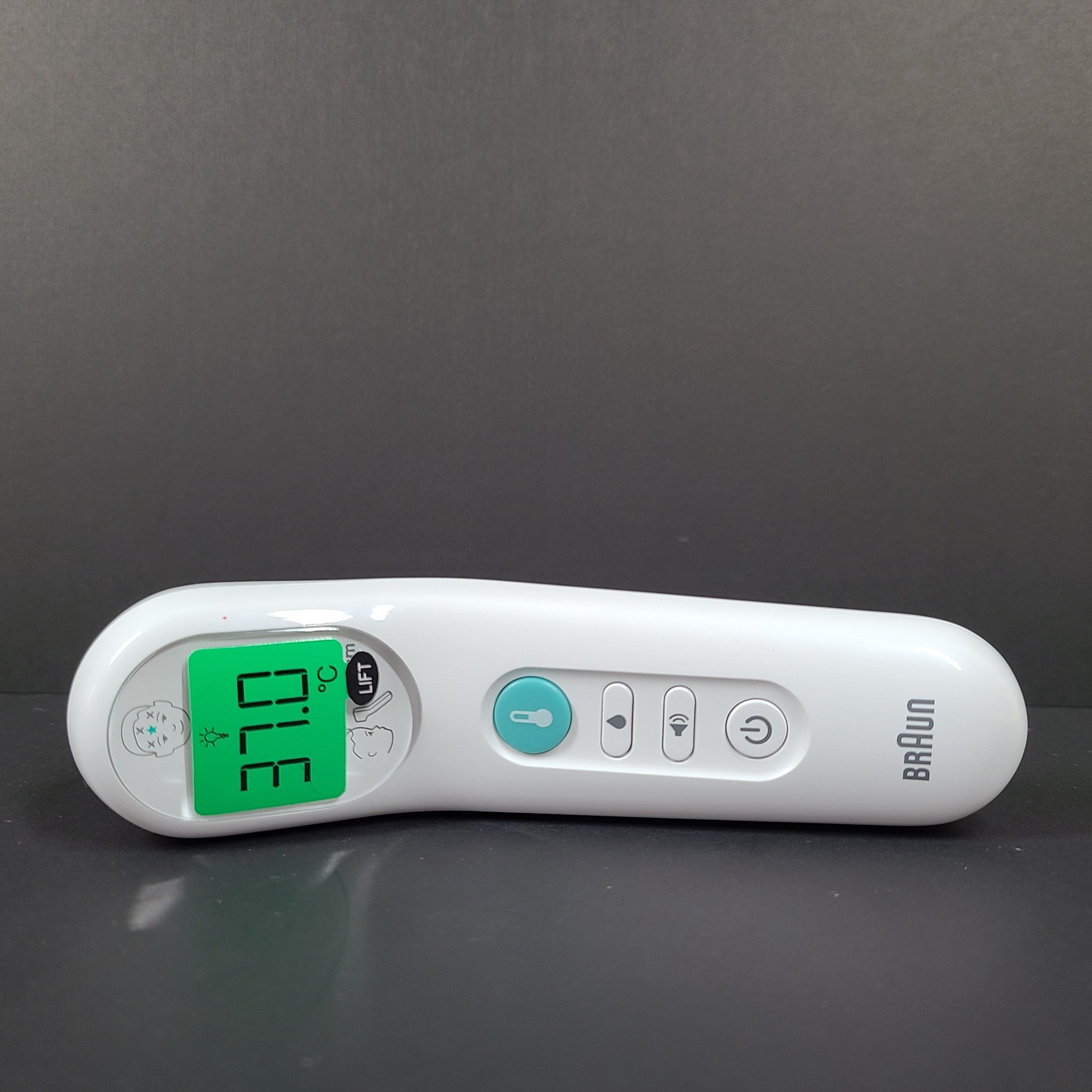 Braun No Touch Infrared Thermometer Forehead + Food +Bath Temp BNT100CAV1