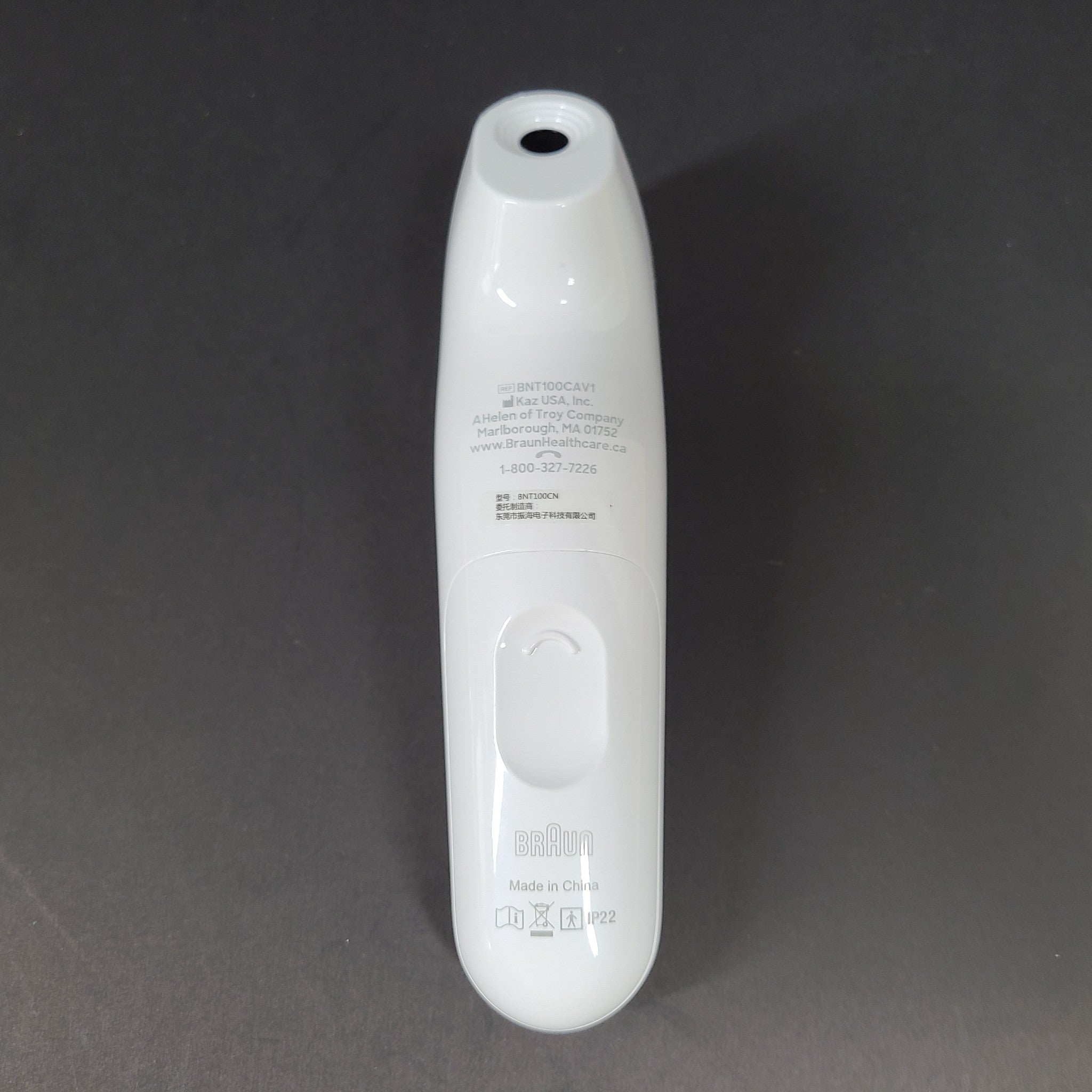 Braun No Touch Infrared Thermometer Forehead + Food +Bath Temp BNT100CAV1