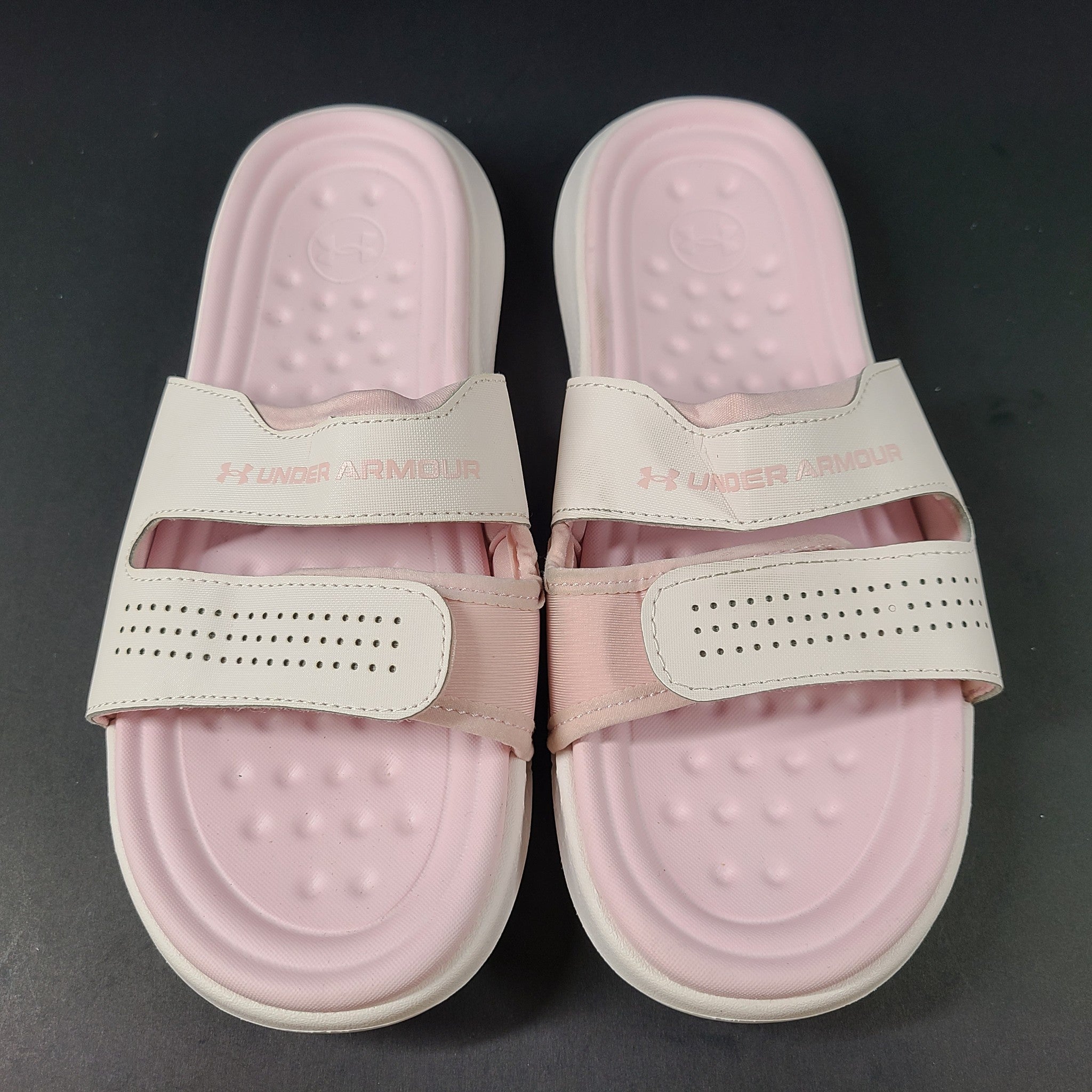 Under Armour Women's UA Ansa Studio Slide Retro Pink 3025045-60 Sandals Sz 10