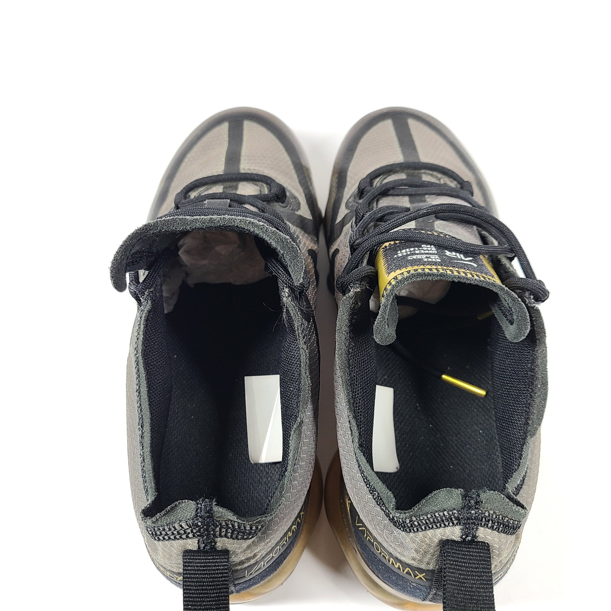 Nike Kids' Air VaporMax 2019 GS Sneakers AJ2616-004 Black Metallic Gold Sz 5.5Y