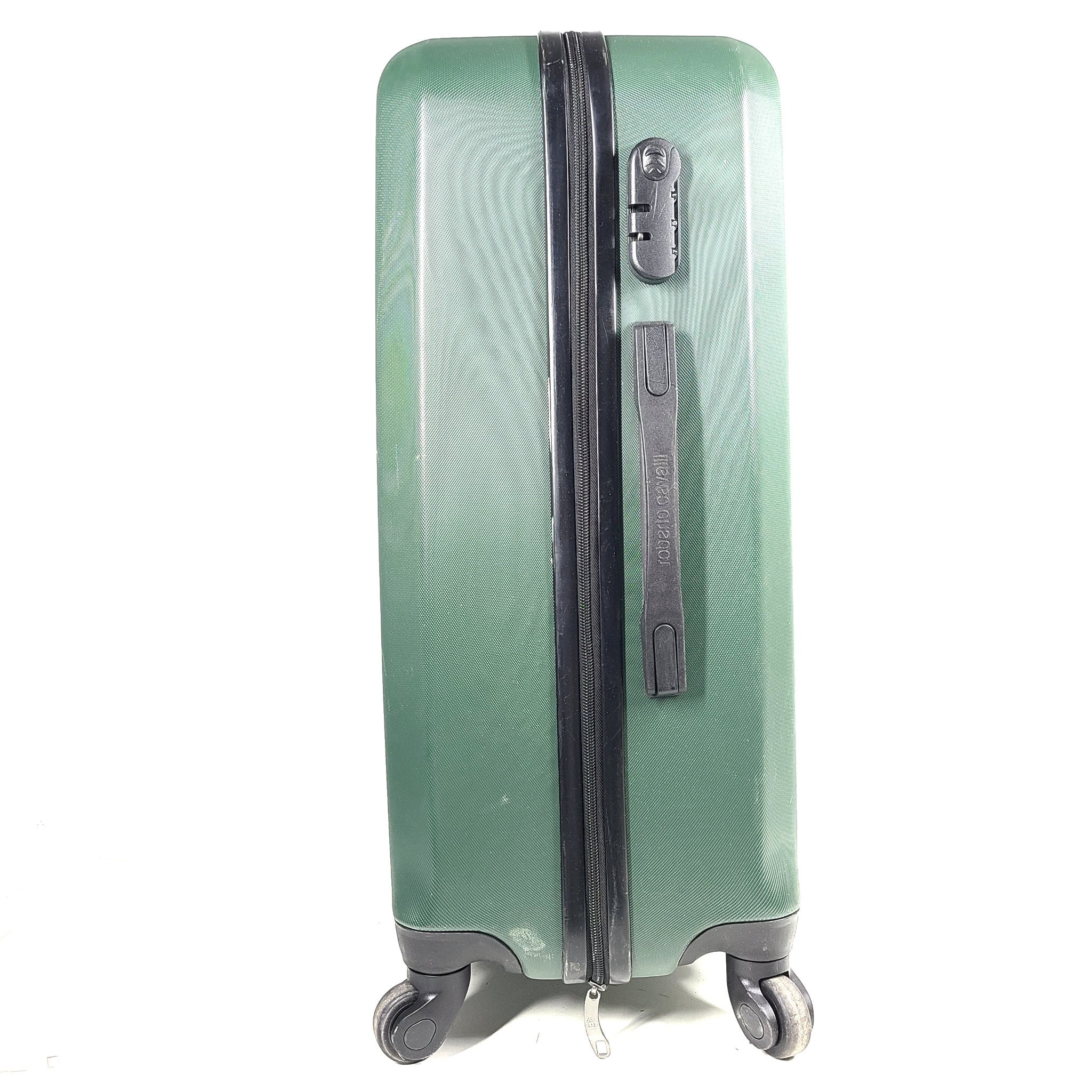 Roberto Cavalli 25" Spinner Hardside Luggage Upright Lock Lightweight Green
