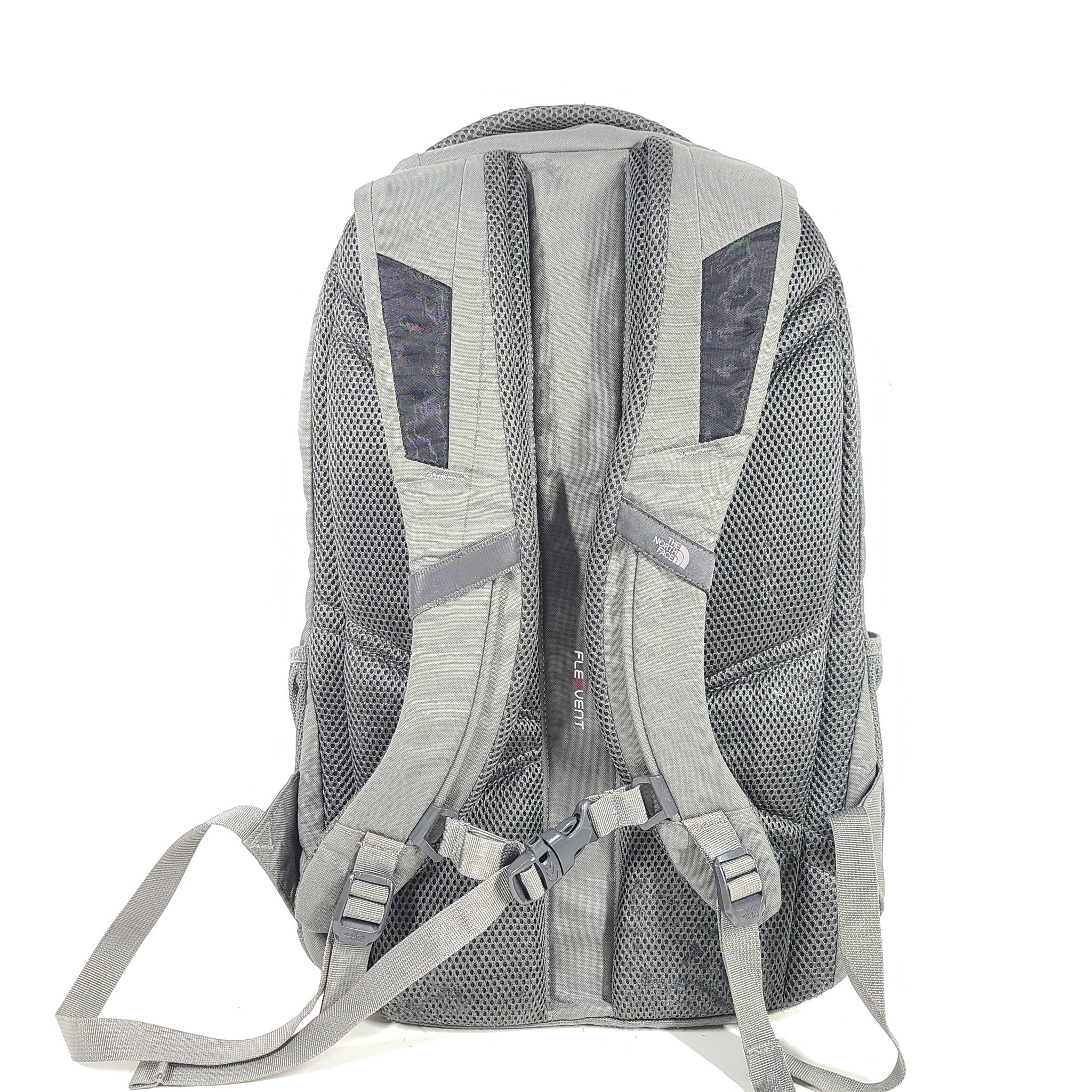 The North Face TNF Women's Jester Backpack Hiking Laptop NF00CHJ4 Gray 22L