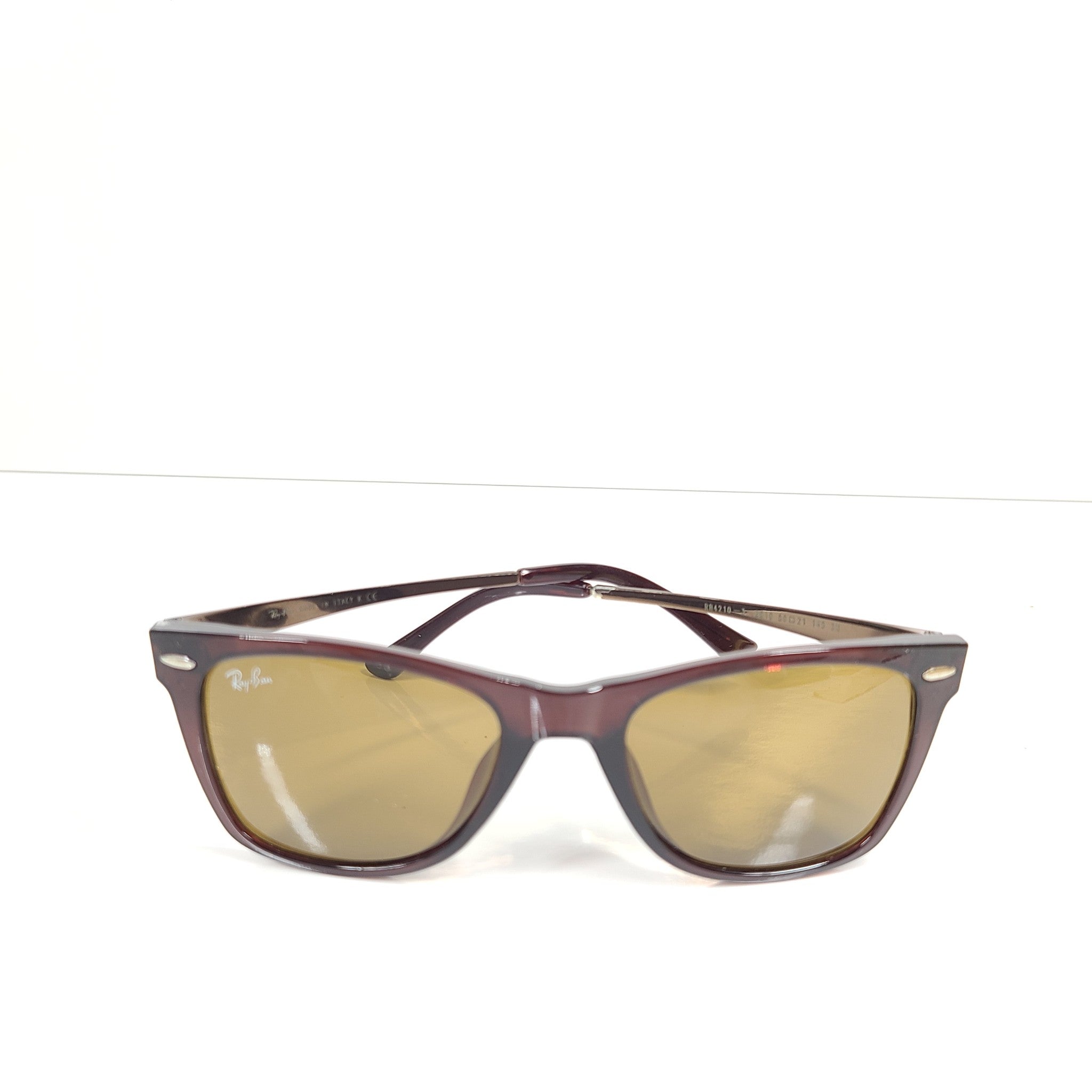 Ray-Ban Wayfarer RB4210 50-21 Sunglasses In Brown Frame Brown Lenses
