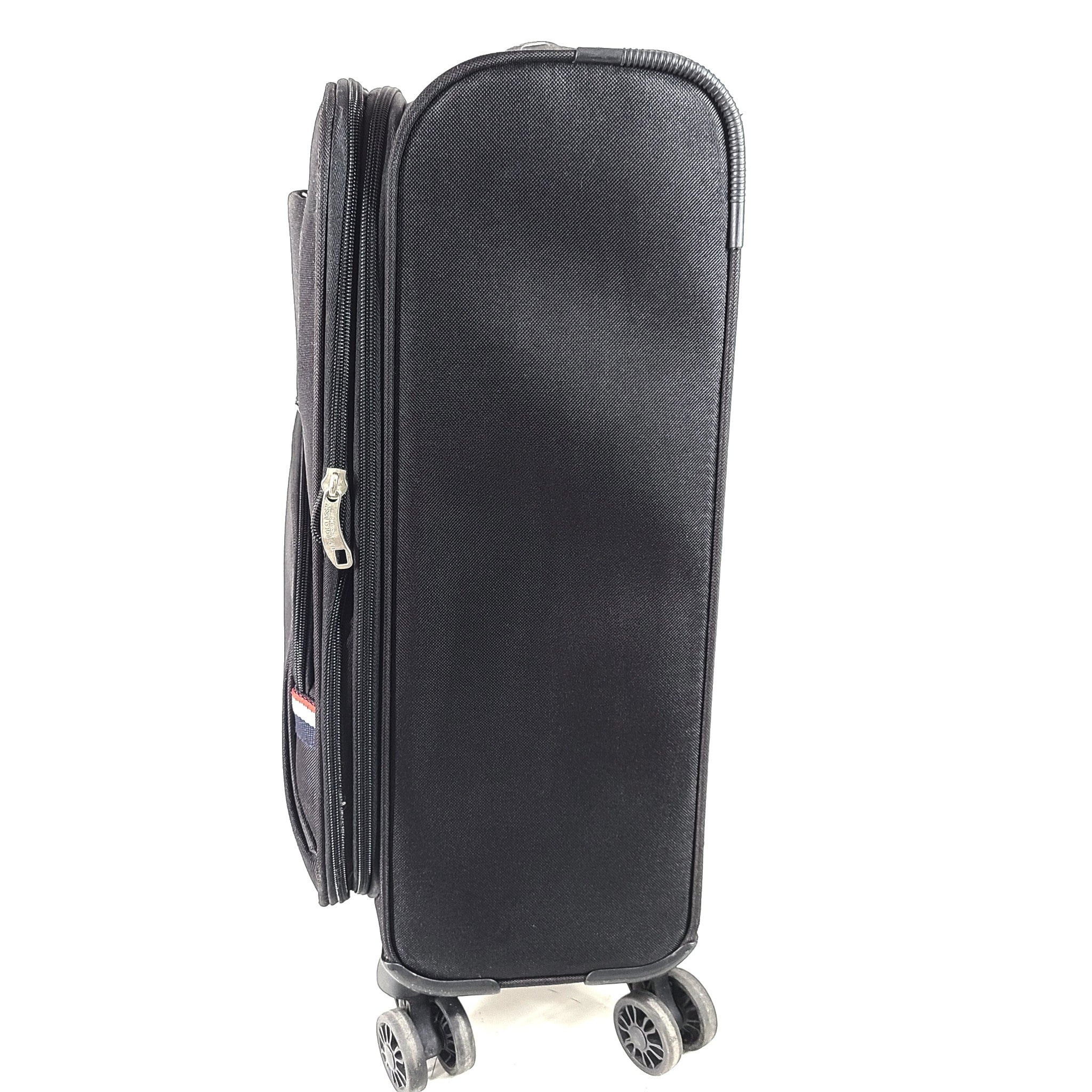 IT Luggage Divinity II 22" Spinner Carry On Luggage Expandable Black Rose Gold