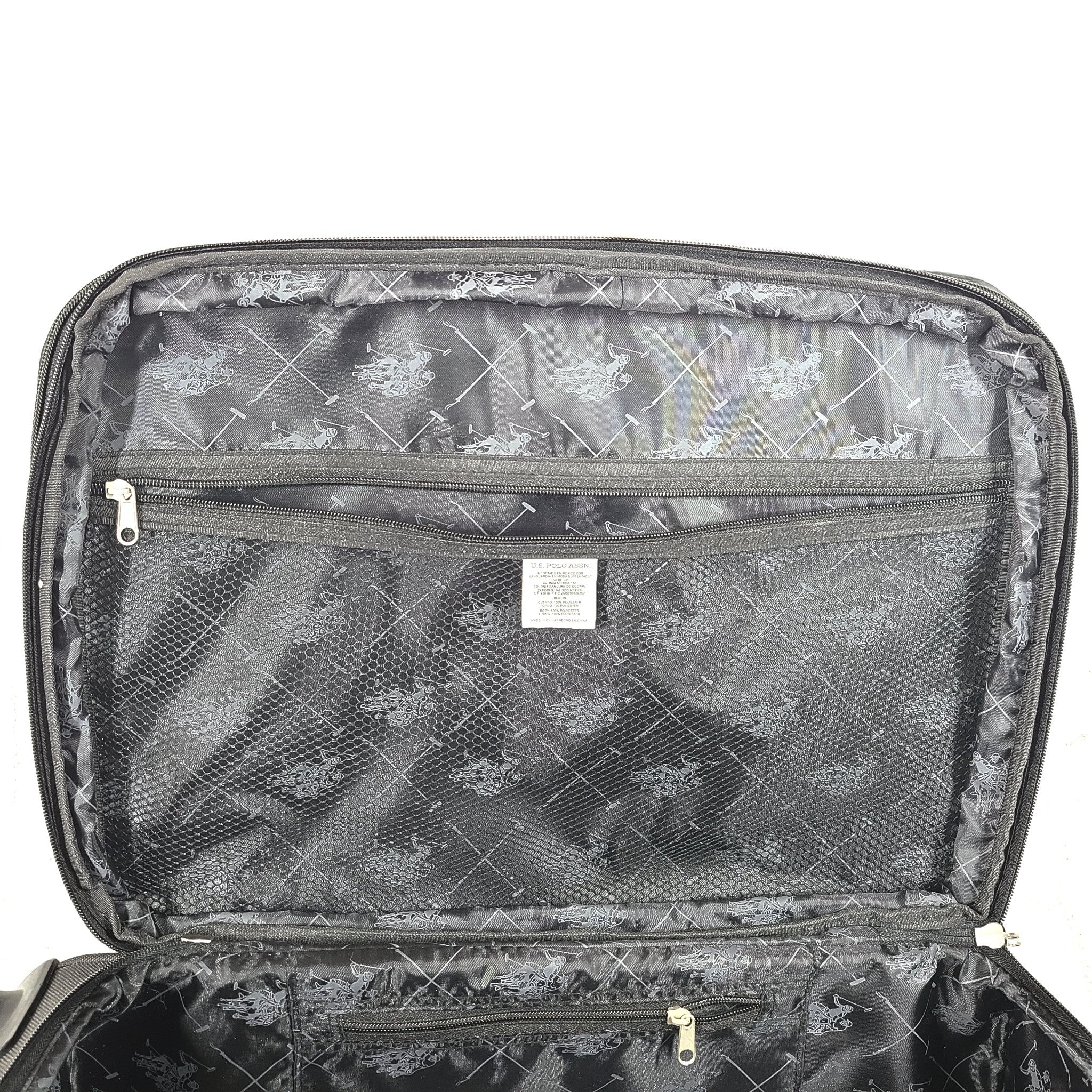 IT Luggage Divinity II 22" Spinner Carry On Luggage Expandable Black Rose Gold