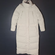 Black Yak B Motion Bench Down Jacket Nylon Goose Down Parka Light Gray NO FUR S