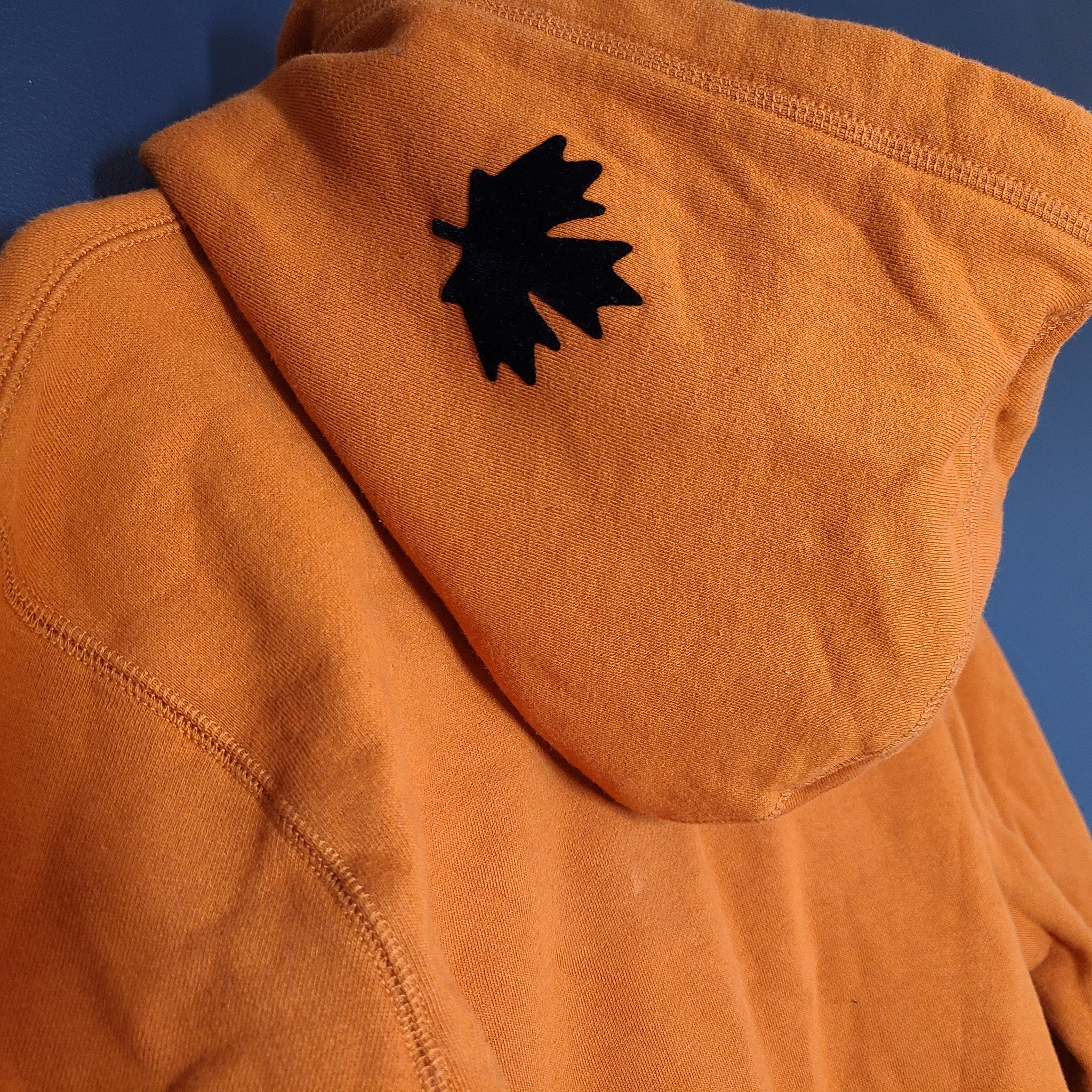 Roots Men's Organic Original Kanga Hoodie Sweater Orange Sz S