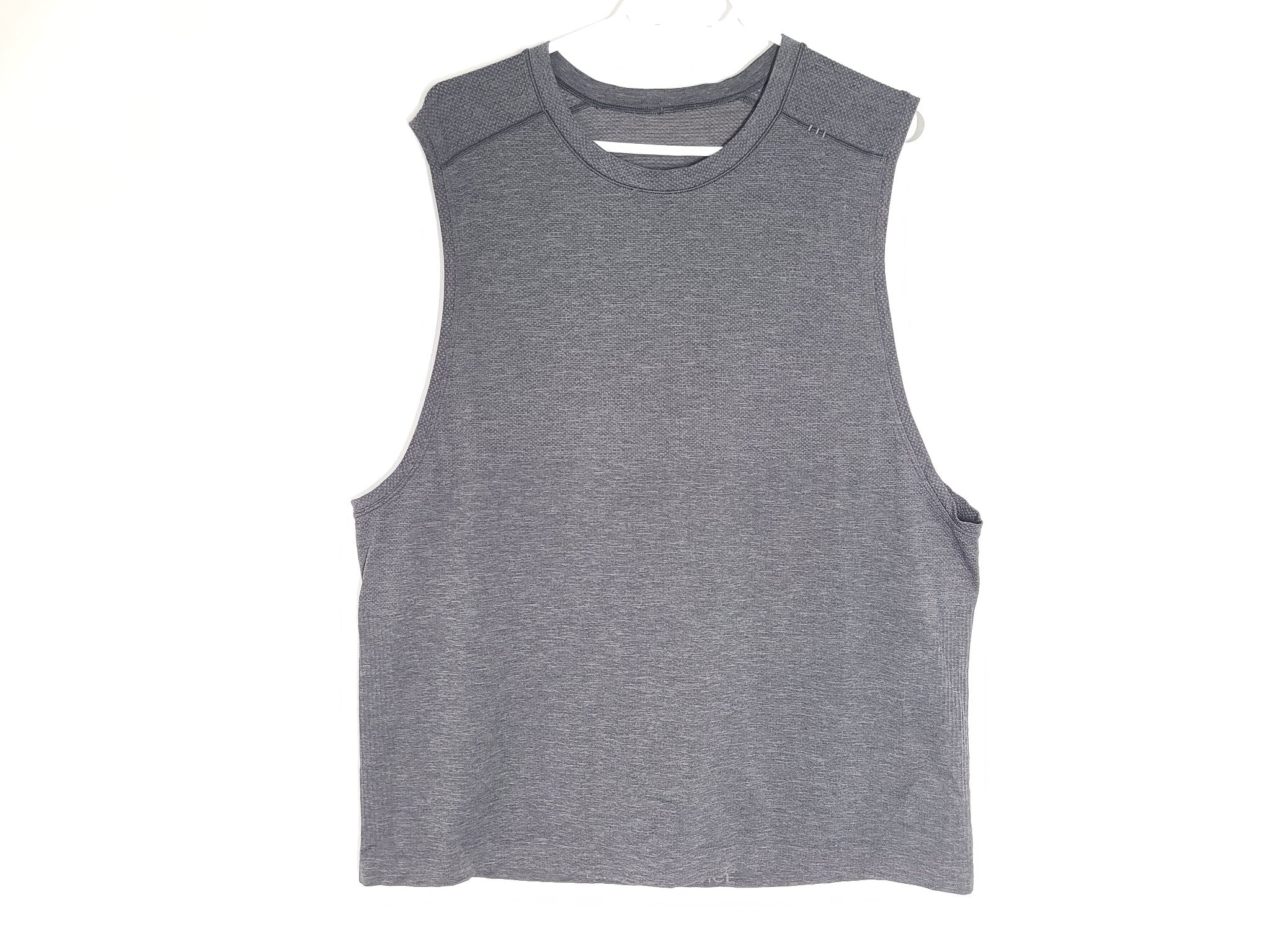 Lululemon Men's Metal Vent Tech Muscle Tank Top Shirt Coal Black Gray Sz XXL