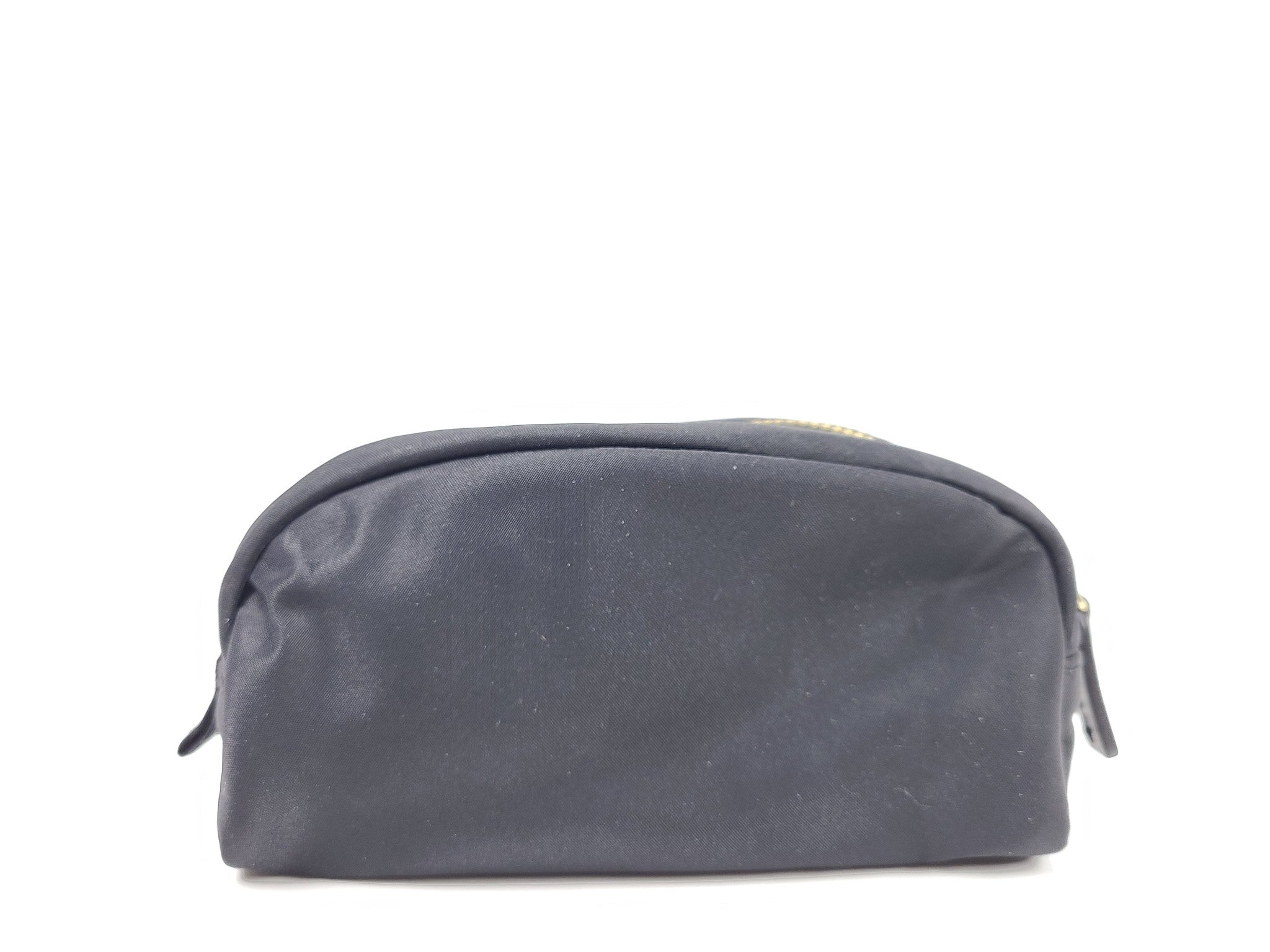 Bimba Y Lola Mini Nylon Make-Up Case Zip Closure Pouch Black