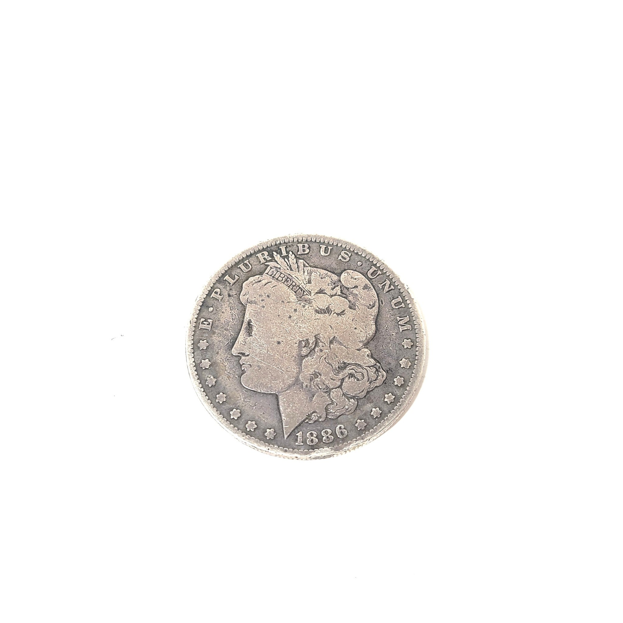 1886 O Morgan Silver One Dollar Extra Fine Coin Mint XF $1 Toned