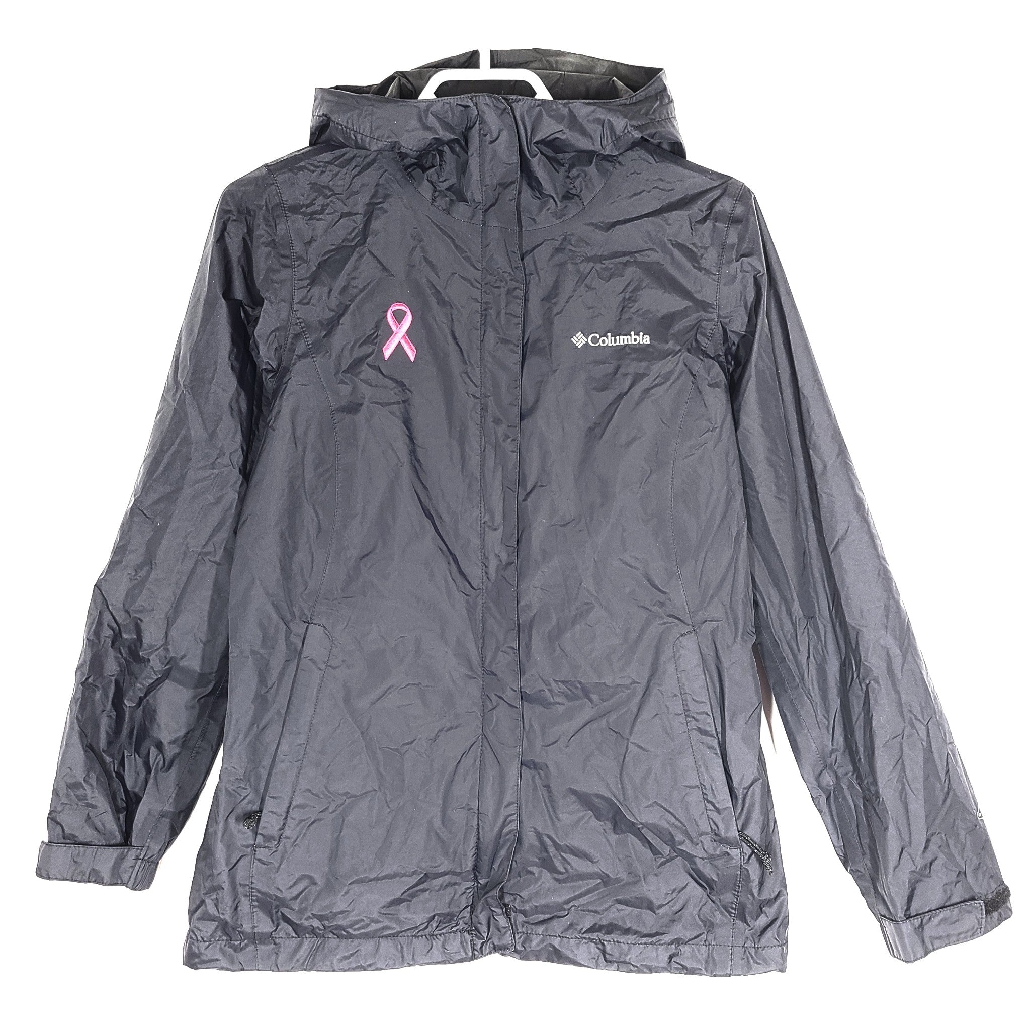 Columbia Women’s Tested Tough Rain Jacket 2 Omni-Tech 1567321 Black Sz S