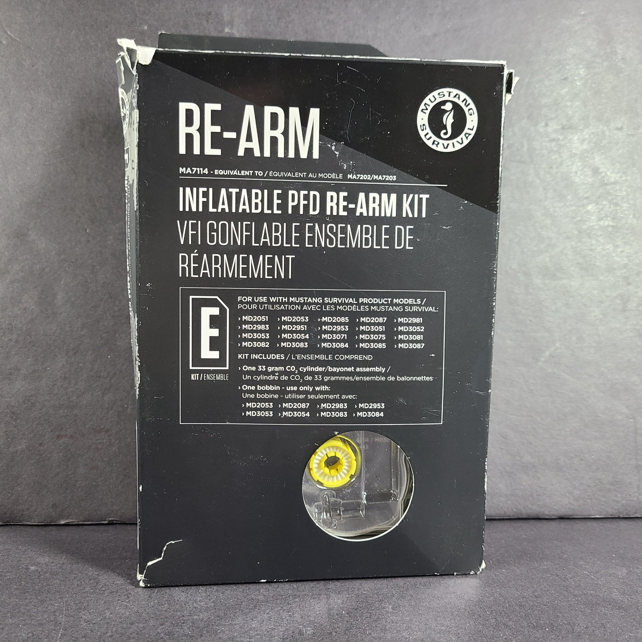 Mustang Survival Re-arm Kit E - 33g Auto/Manual (with Bayonet) MA7114
