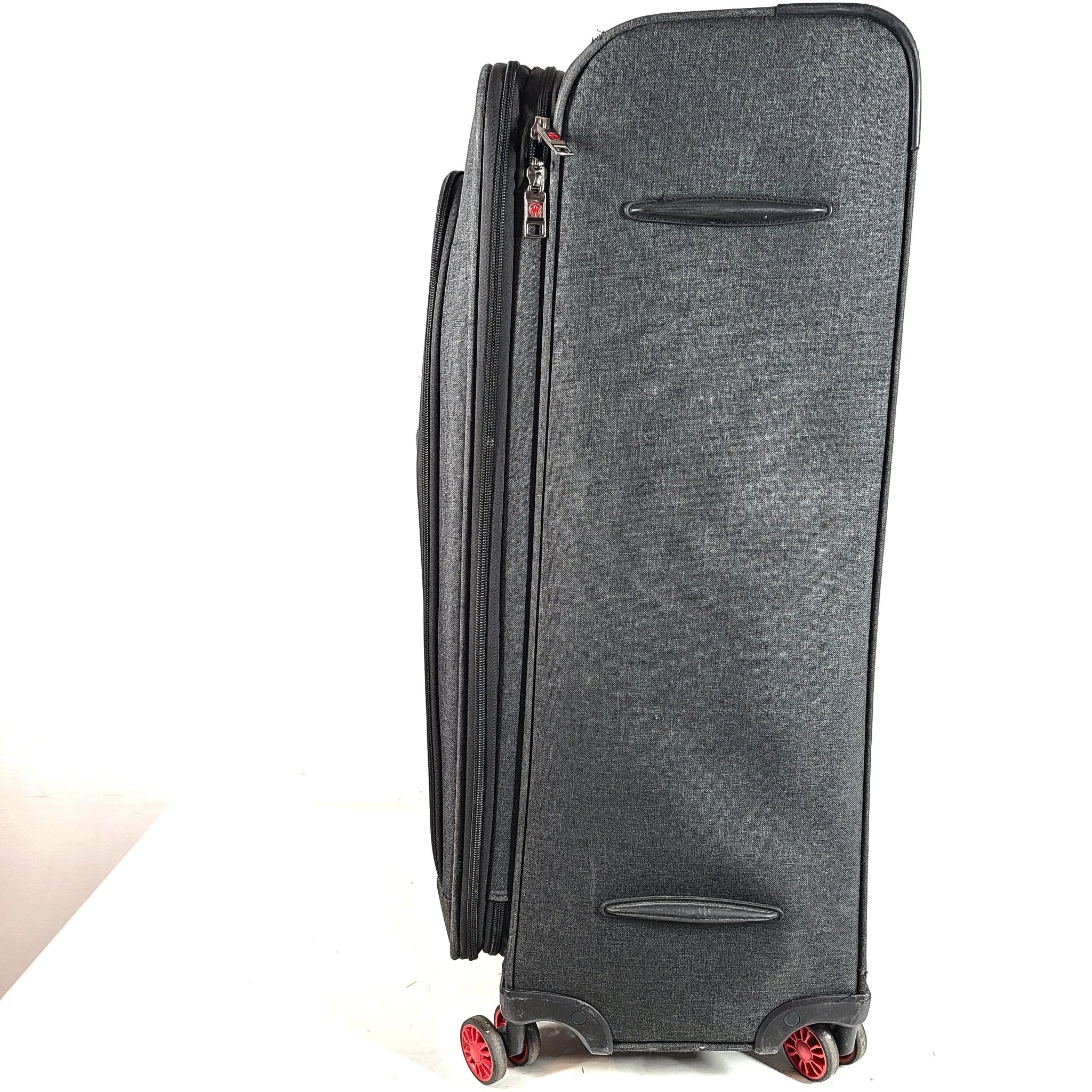 Air Canada 30" Fusion Softside Spinner Luggage Expandable Lightweight Gray