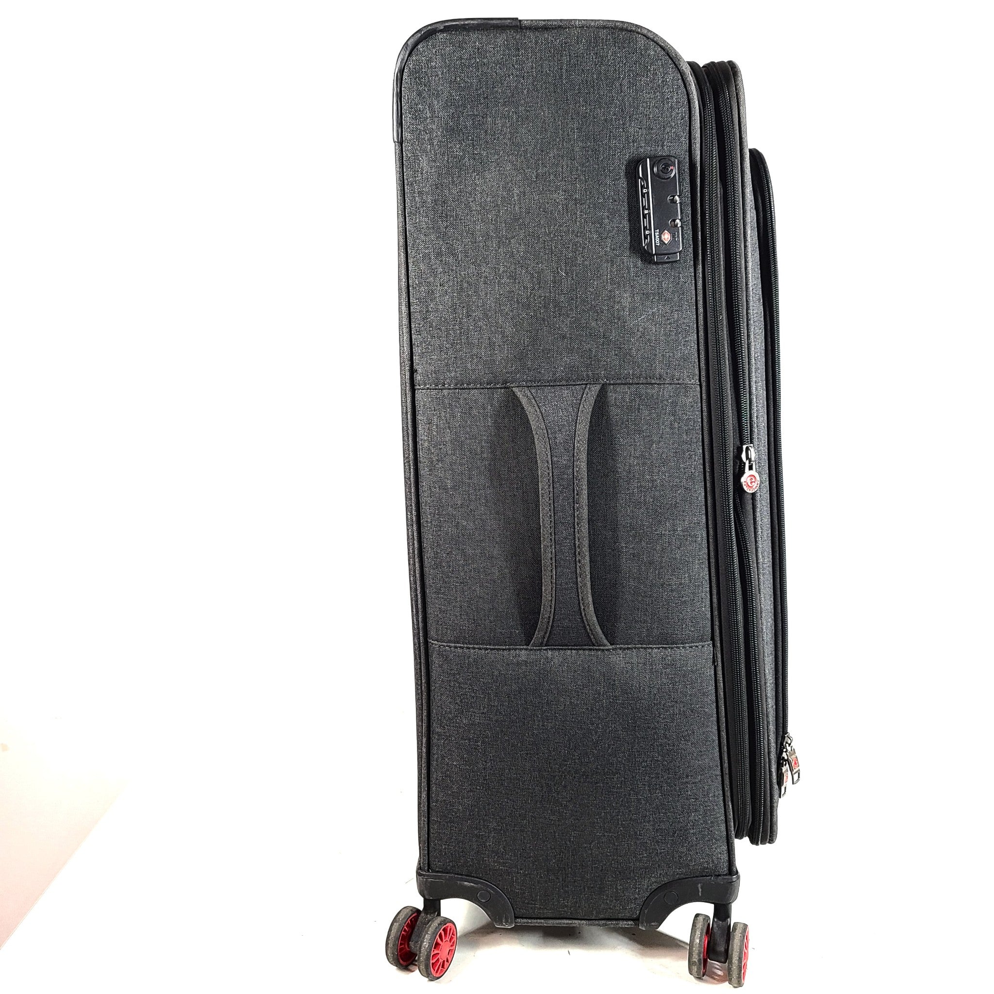 Air Canada 30" Fusion Softside Spinner Luggage Expandable Lightweight Gray