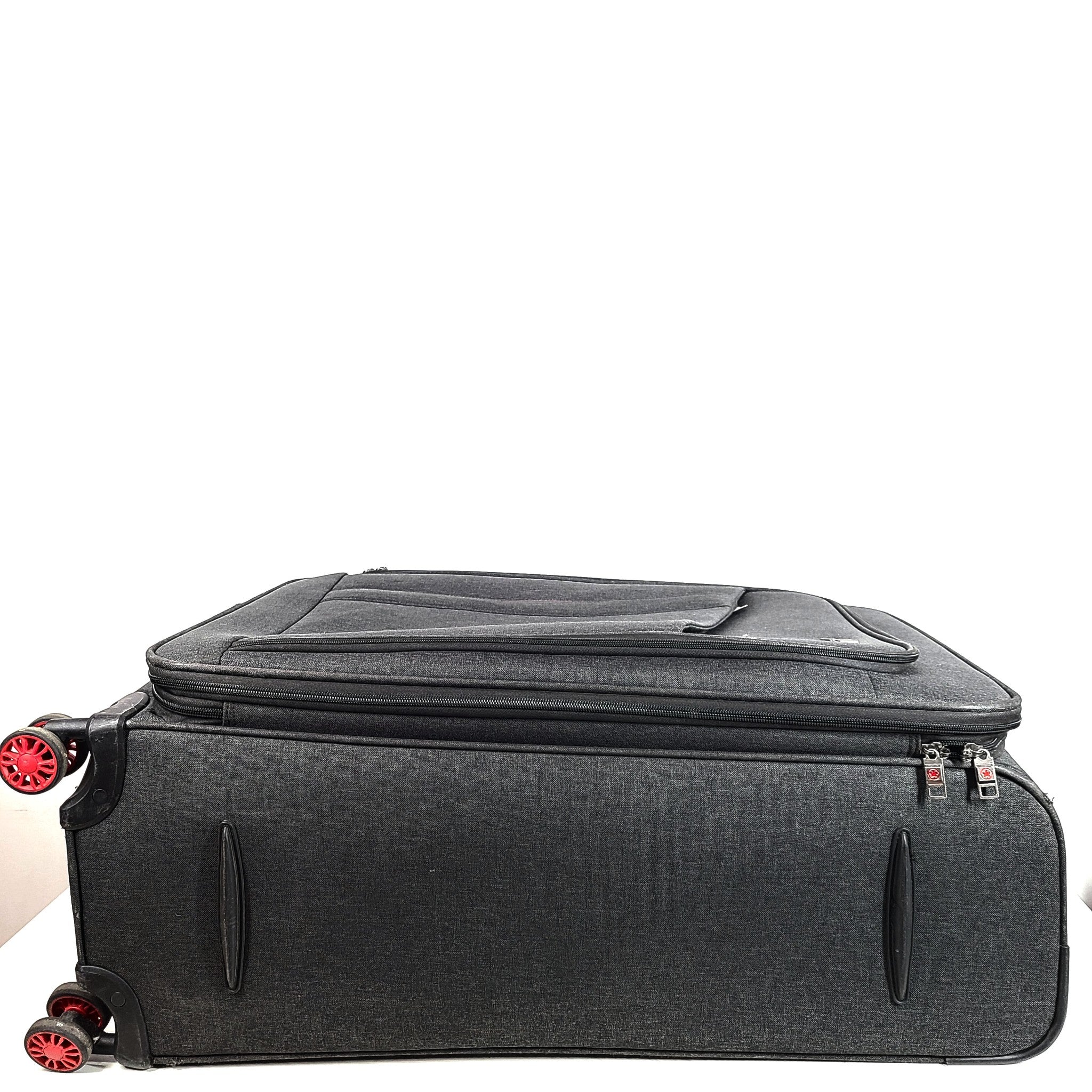 Air Canada 30" Fusion Softside Spinner Luggage Expandable Lightweight Gray