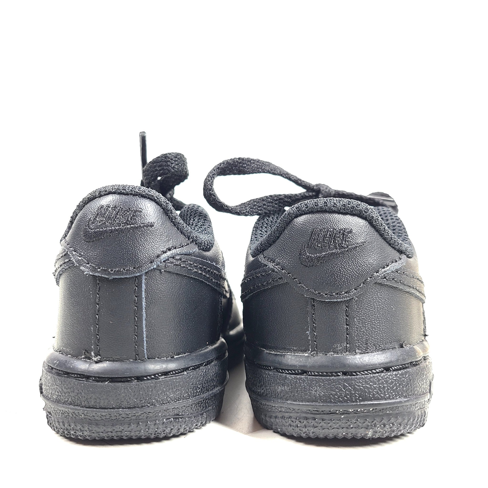 Nike Kids' Toddler Air Force 1 '06 Sneakers 314194-009 Leather Triple Black 4C
